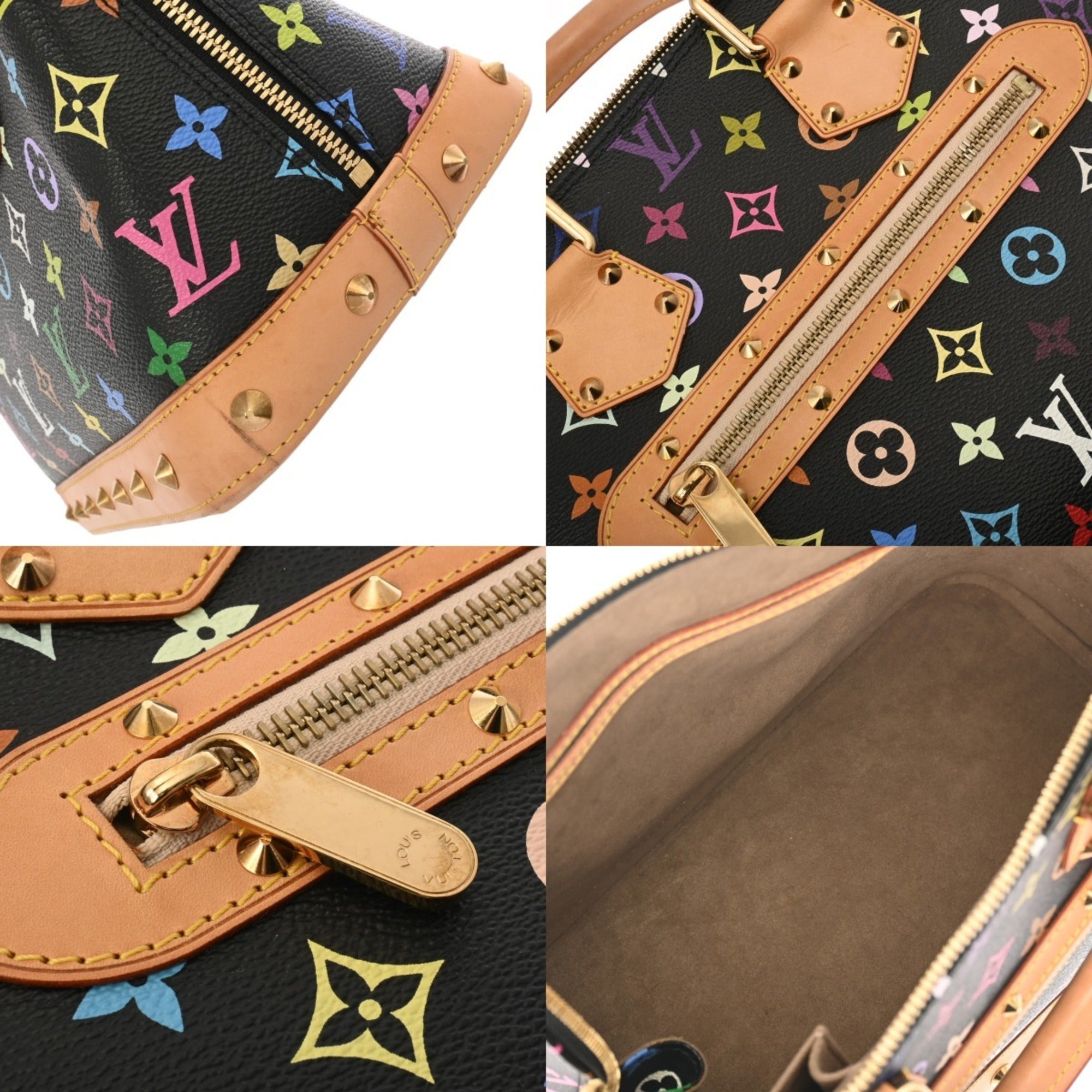 Louis Vuitton Noir Monogram Multicolore Handbag (Pre-Owned)