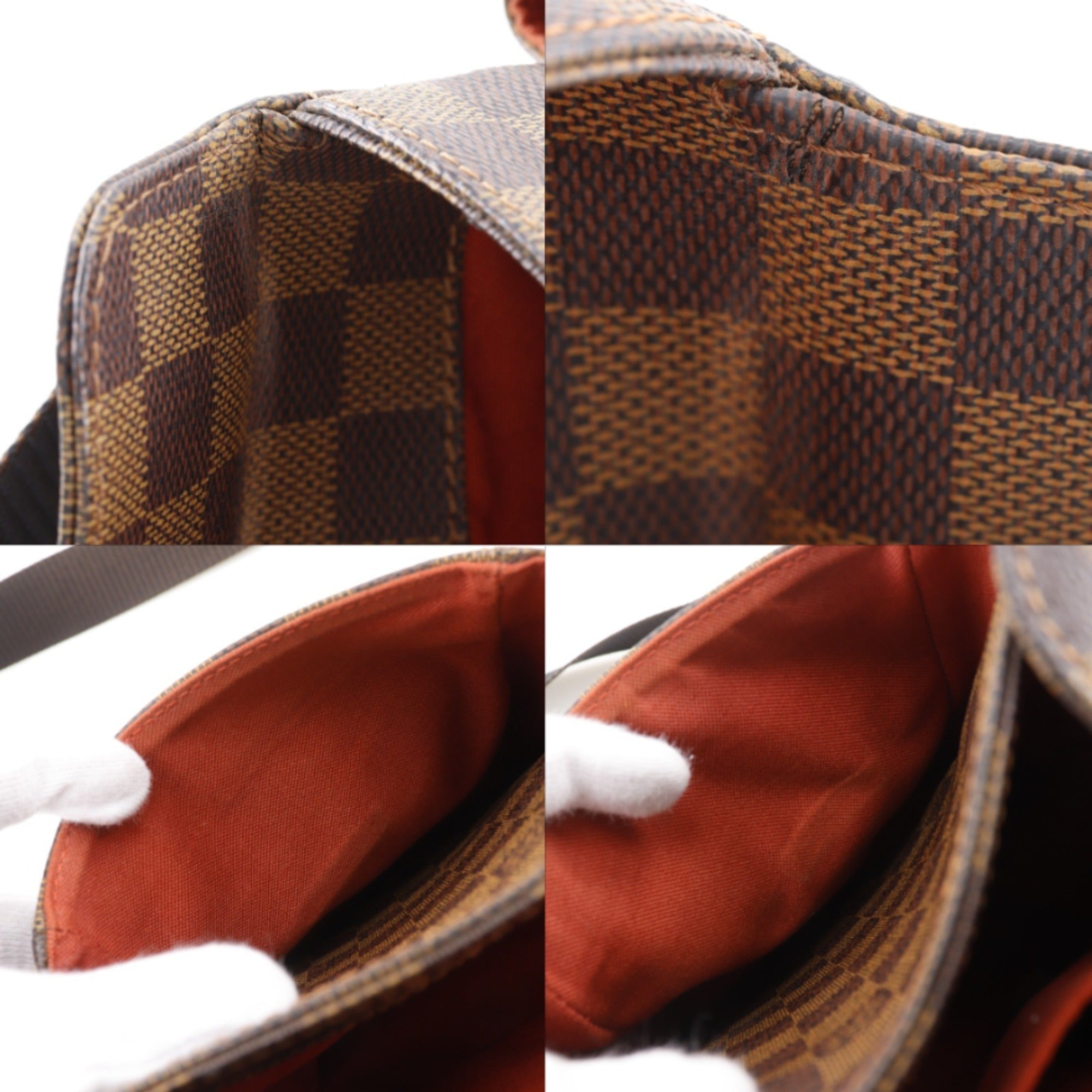 Louis Vuitton Brown Damier Canvas Shoulder Bag (Pre-Owned)