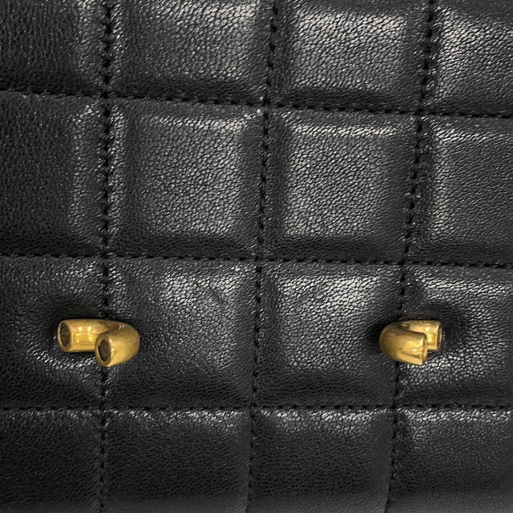Yves Saint Laurent Black Chain/Shoulder Wallet (Pre-Owned)