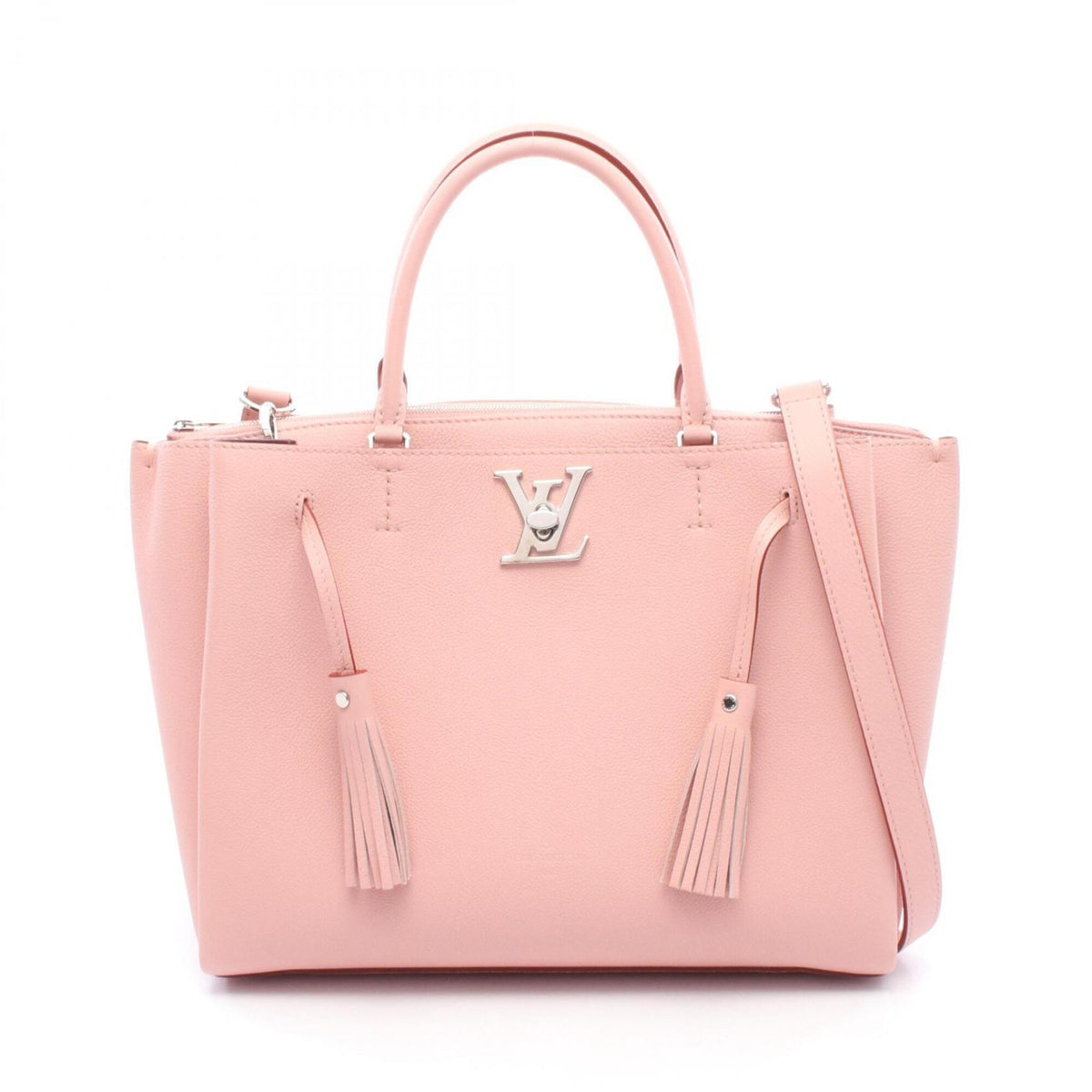 Louis Vuitton Pink Rose Poudre Leather Handbag (Pre-Owned)