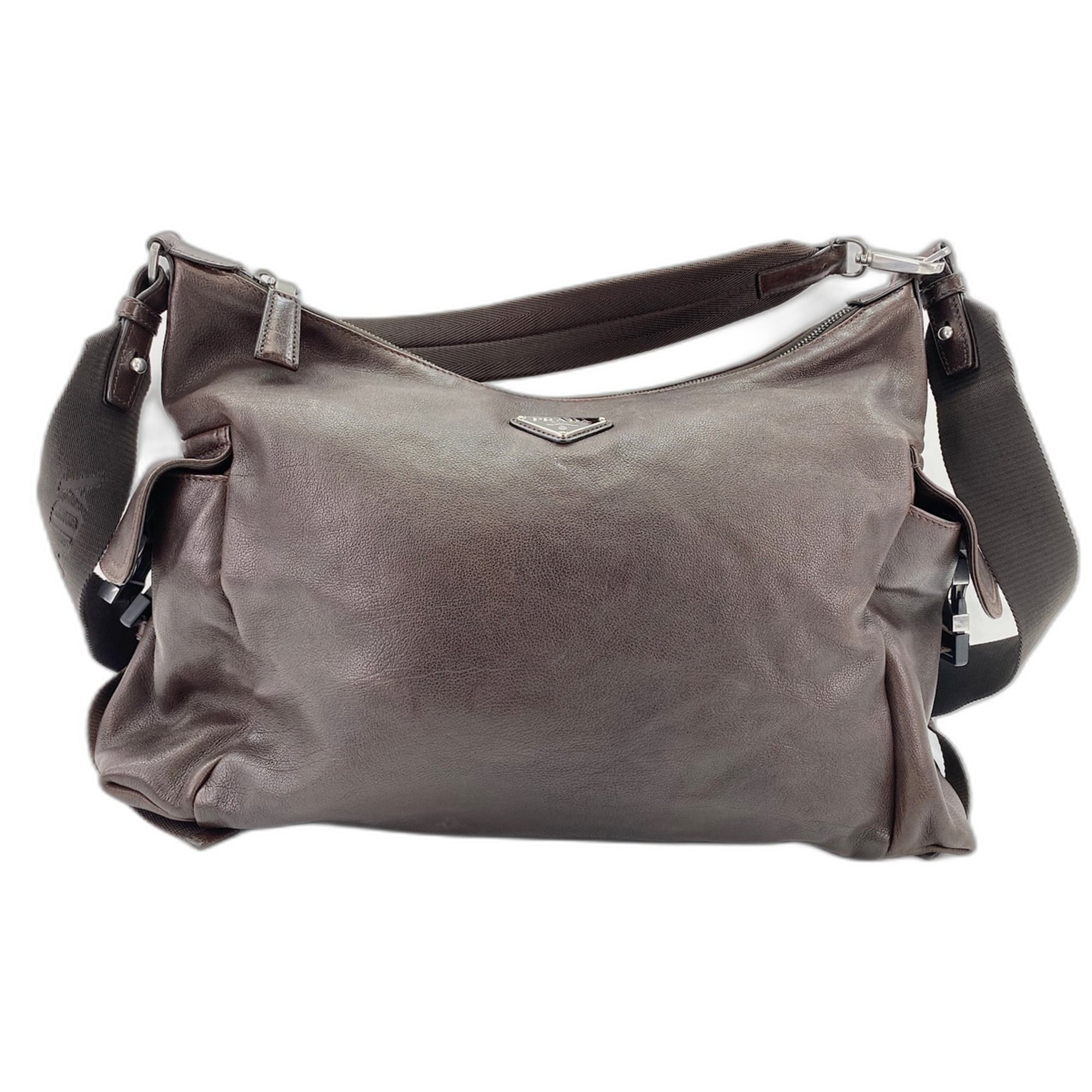 Prada Brown Shoulder Bag (Pre-Owned)