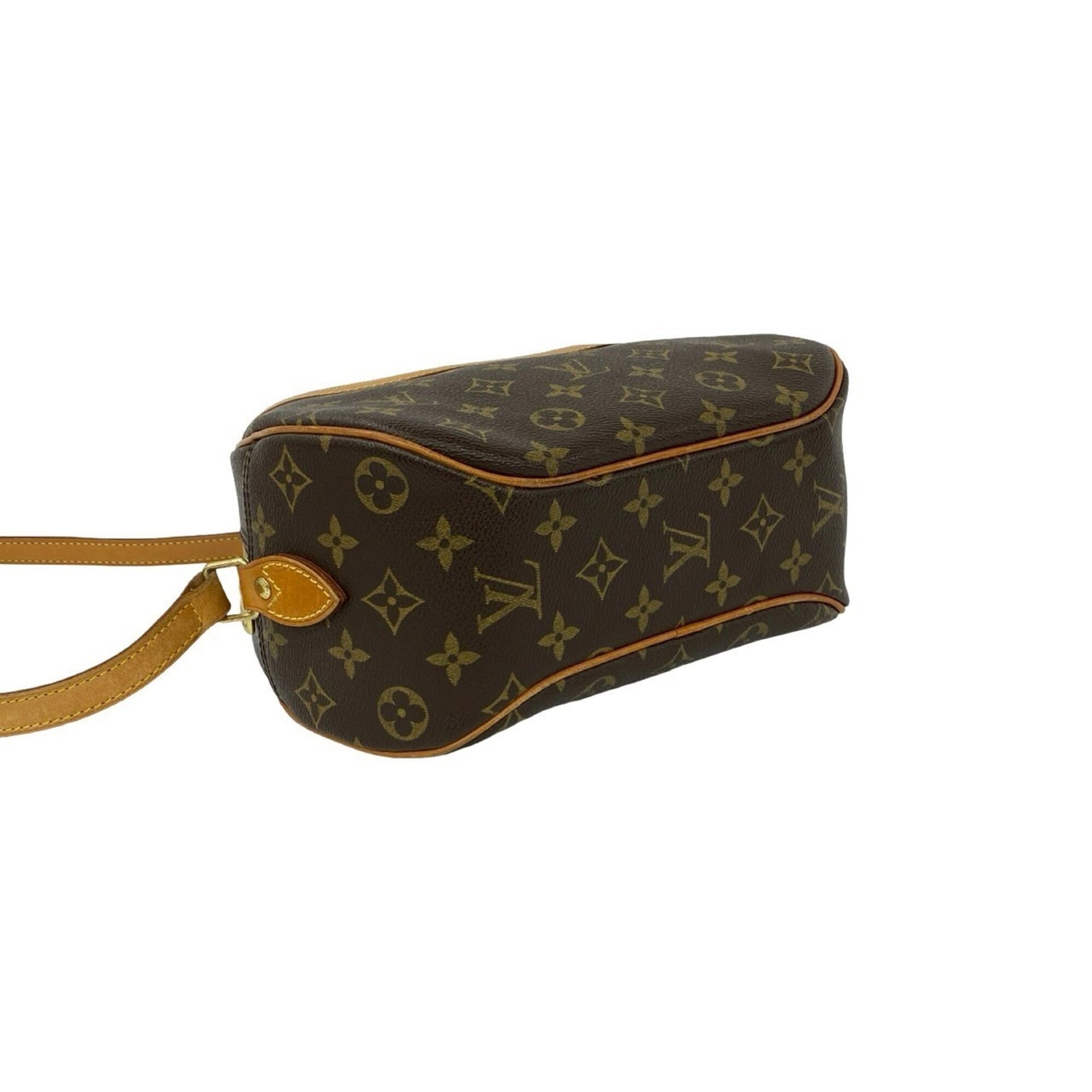 Louis Vuitton Brown Leather Pvc Pochette Shoulder Bag (Pre-Owned)