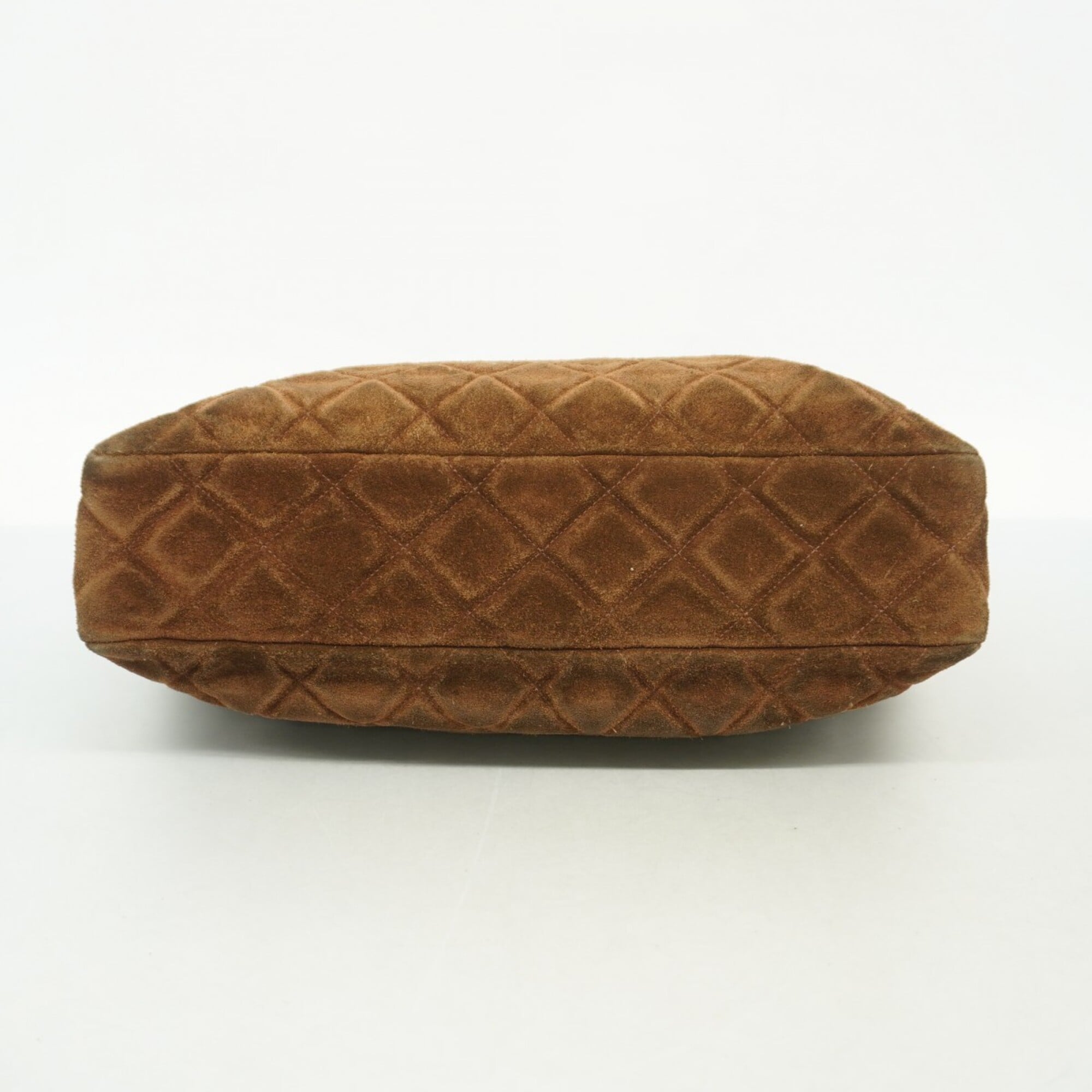 Chanel Brown Suede Tote Bag (Pre-Owned)