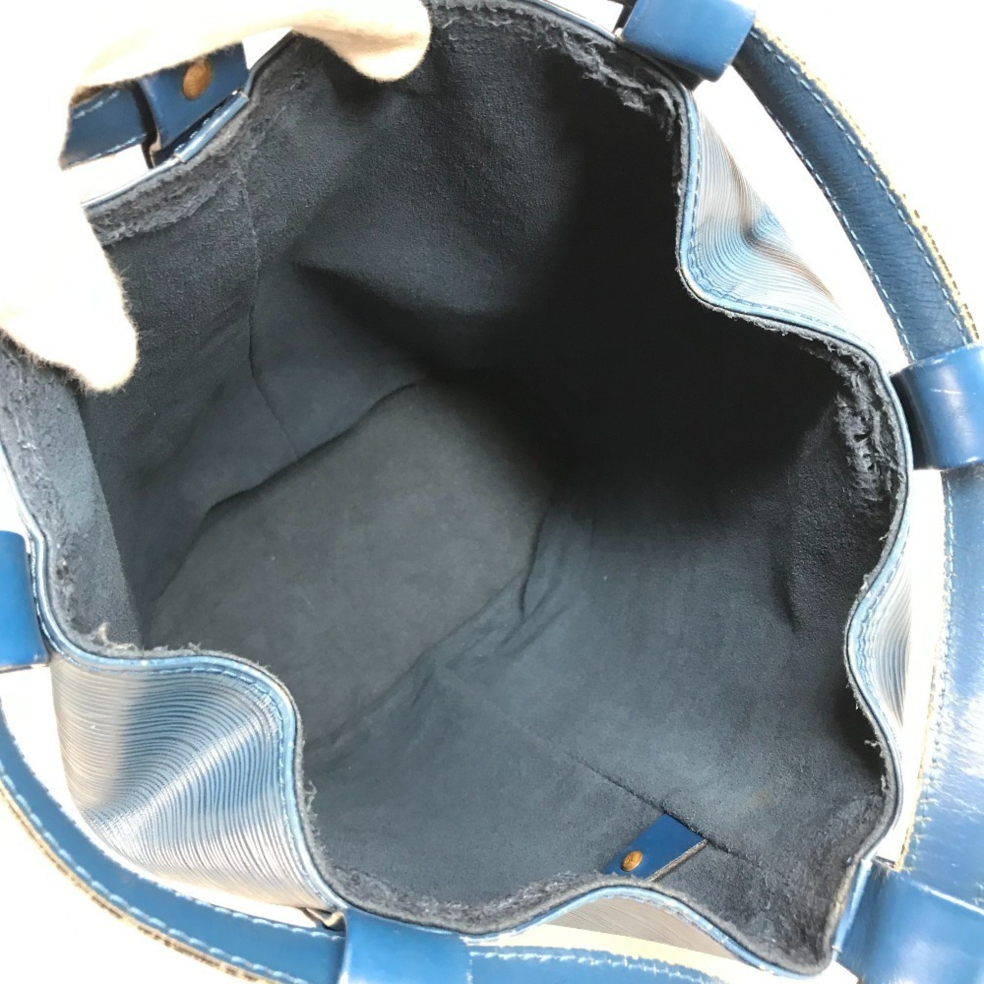 Louis Vuitton Blue Toledo Blue Epi Leather Shoulder Bag (Pre-Owned)