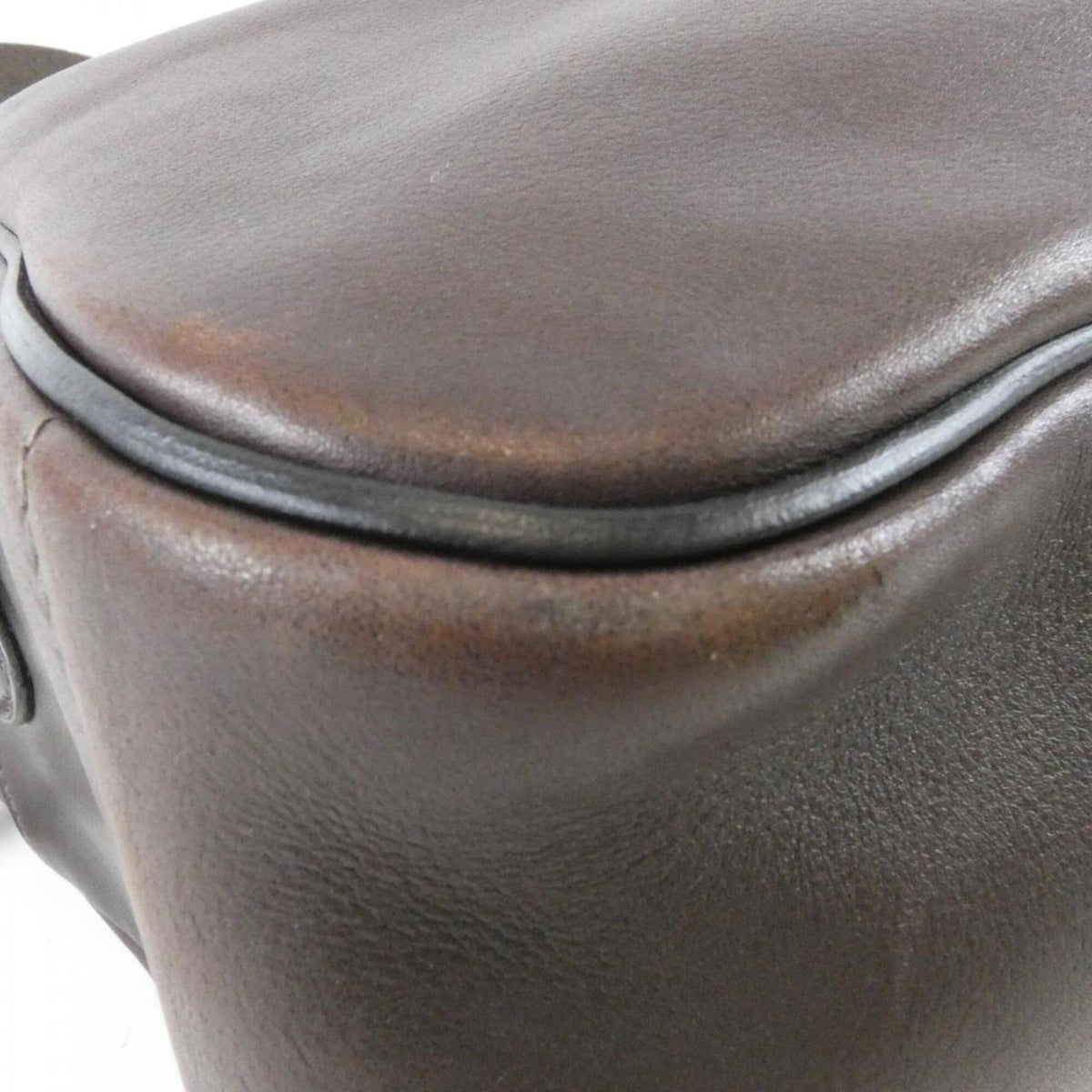 Hermes Brown Evergrain Leather Shoulder Bag (Pre-Owned)
