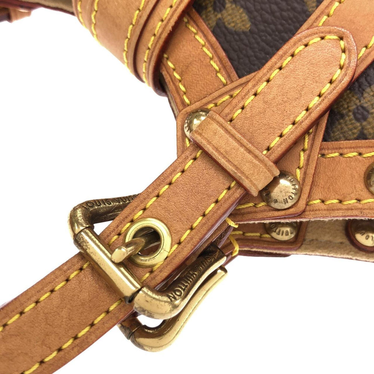 Louis Vuitton Monogram Marron Coated Canvas Handbag (Pre-Owned)