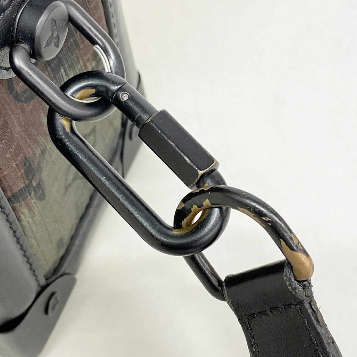 Louis Vuitton Black Khaki Shoulder Bag (Pre-Owned)