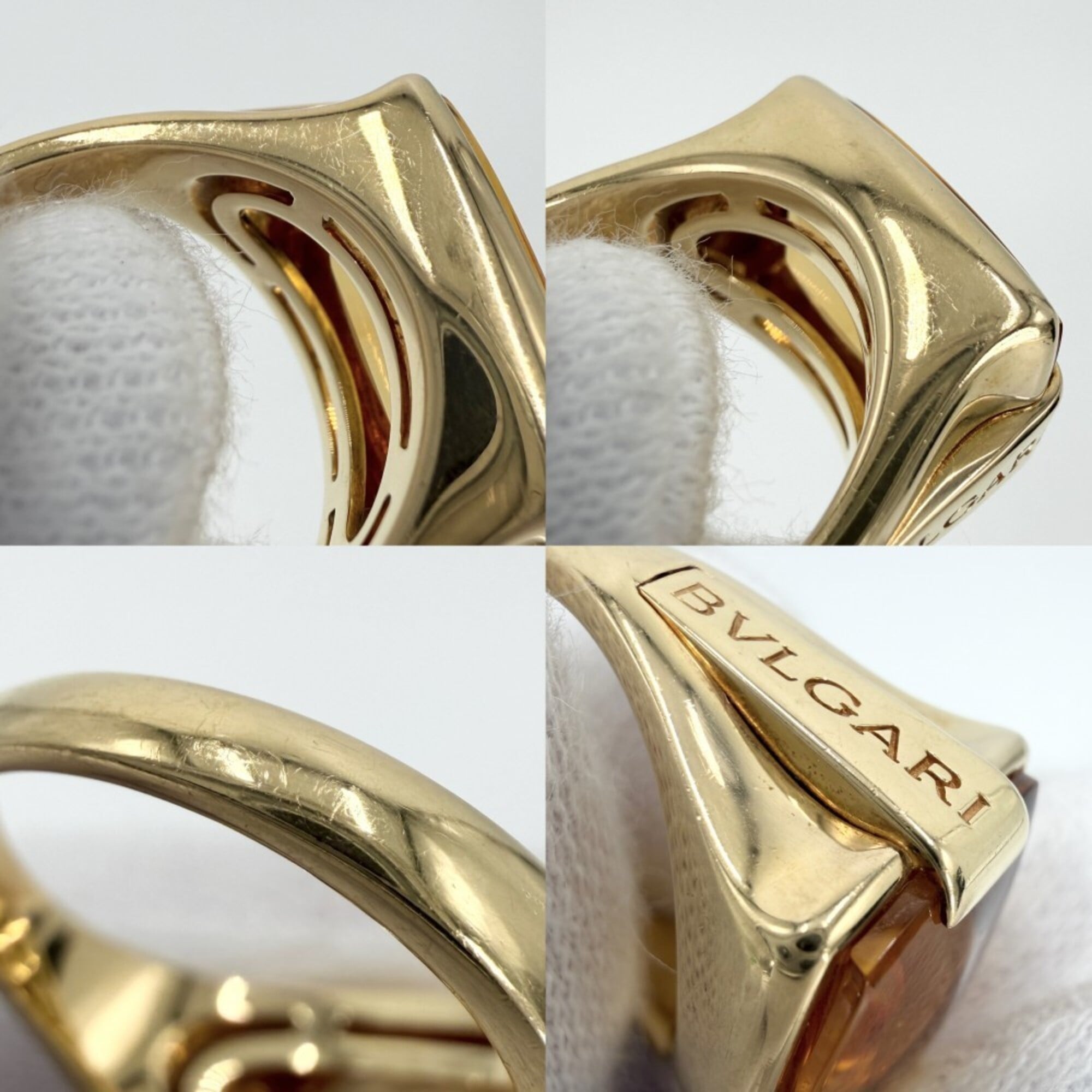 Bvlgari Yellow Yellow Gold (18K) Band Ring (Pre-Owned)