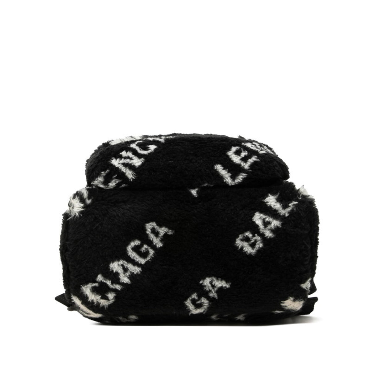 Balenciaga Black Faux Fur Backpack (Pre-Owned)