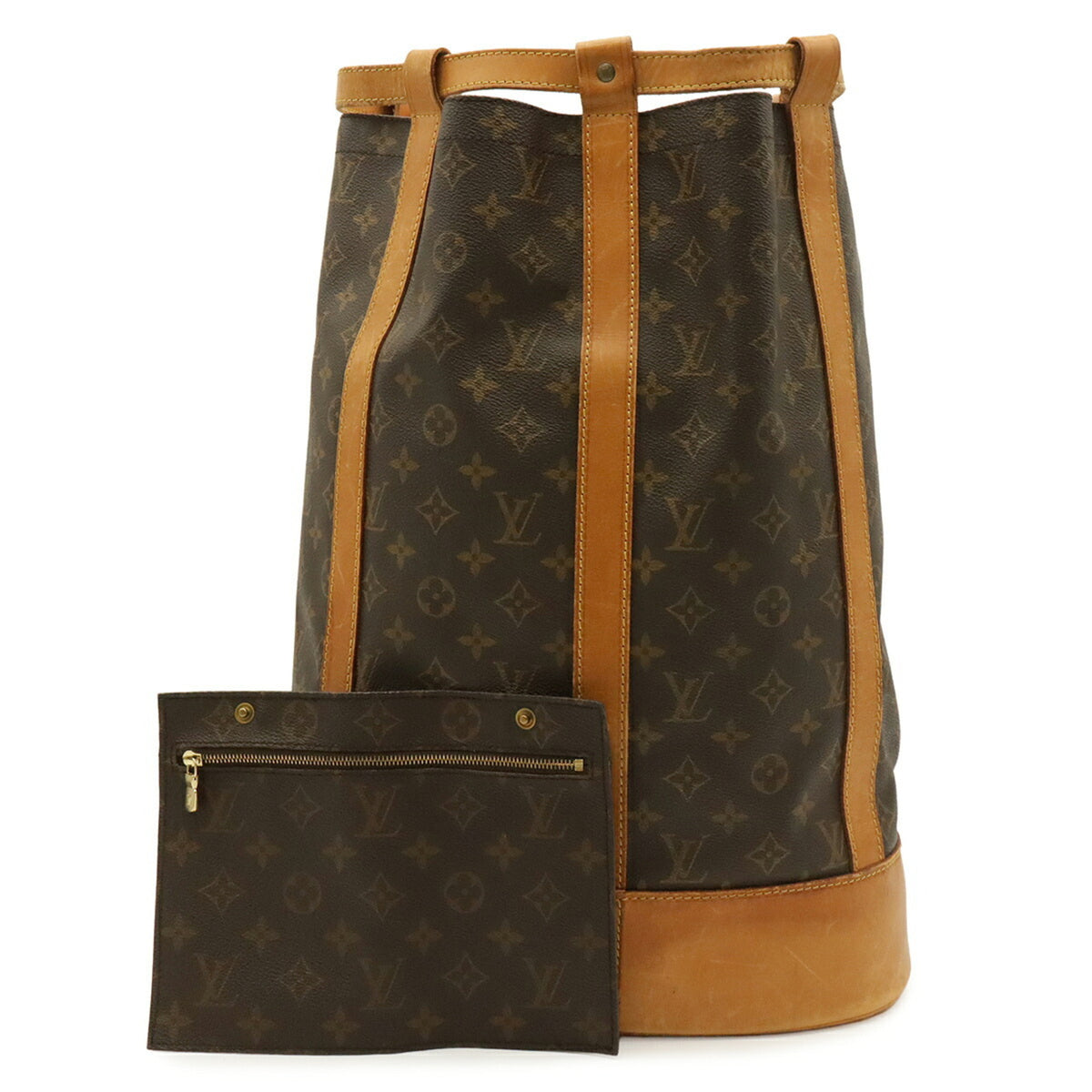 Louis Vuitton Brown Monogram Pouch Shoulder Bag (Pre-Owned)