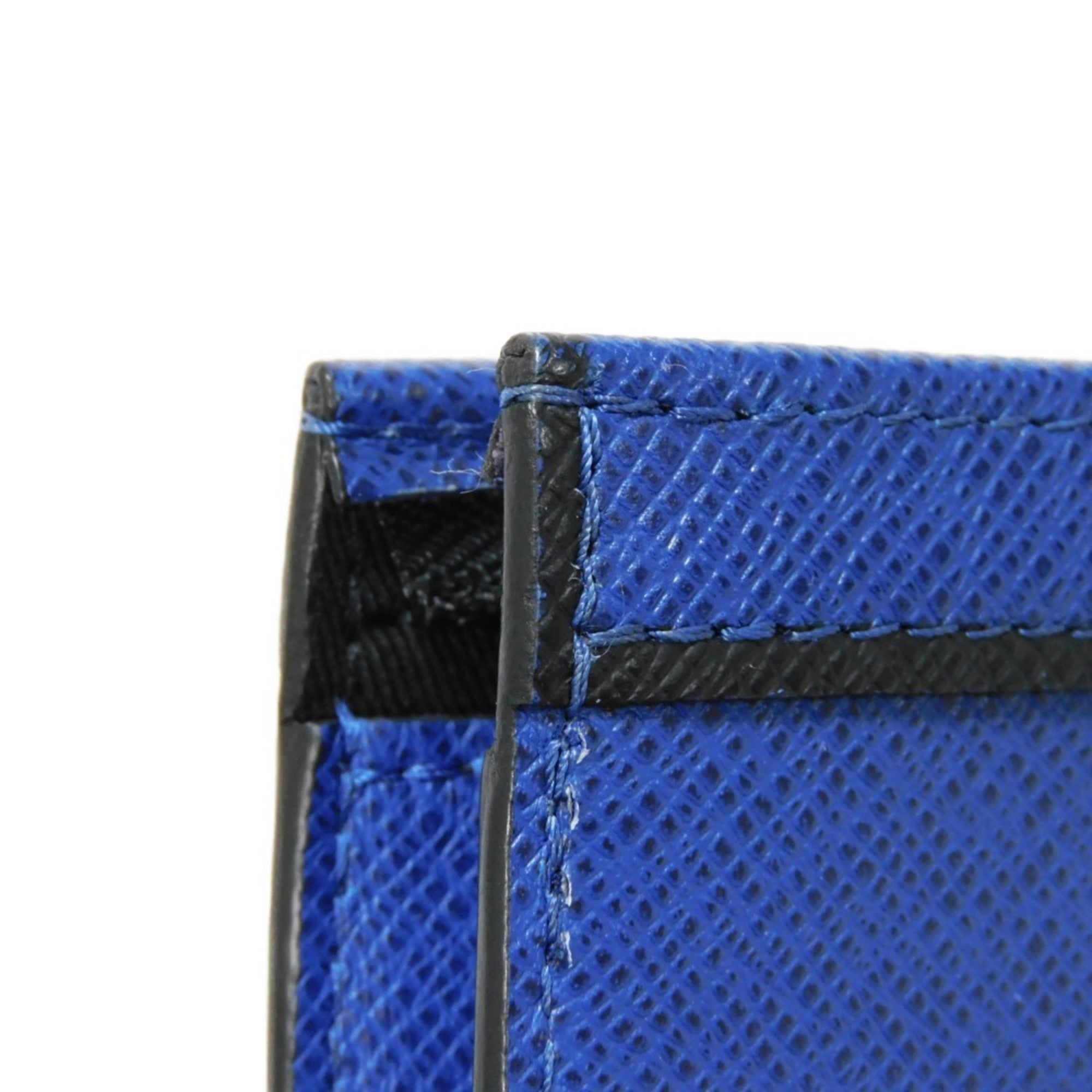 Louis Vuitton Blue Cobalt Taiga Leather Clutch Bag Pochette (Pre-Owned)