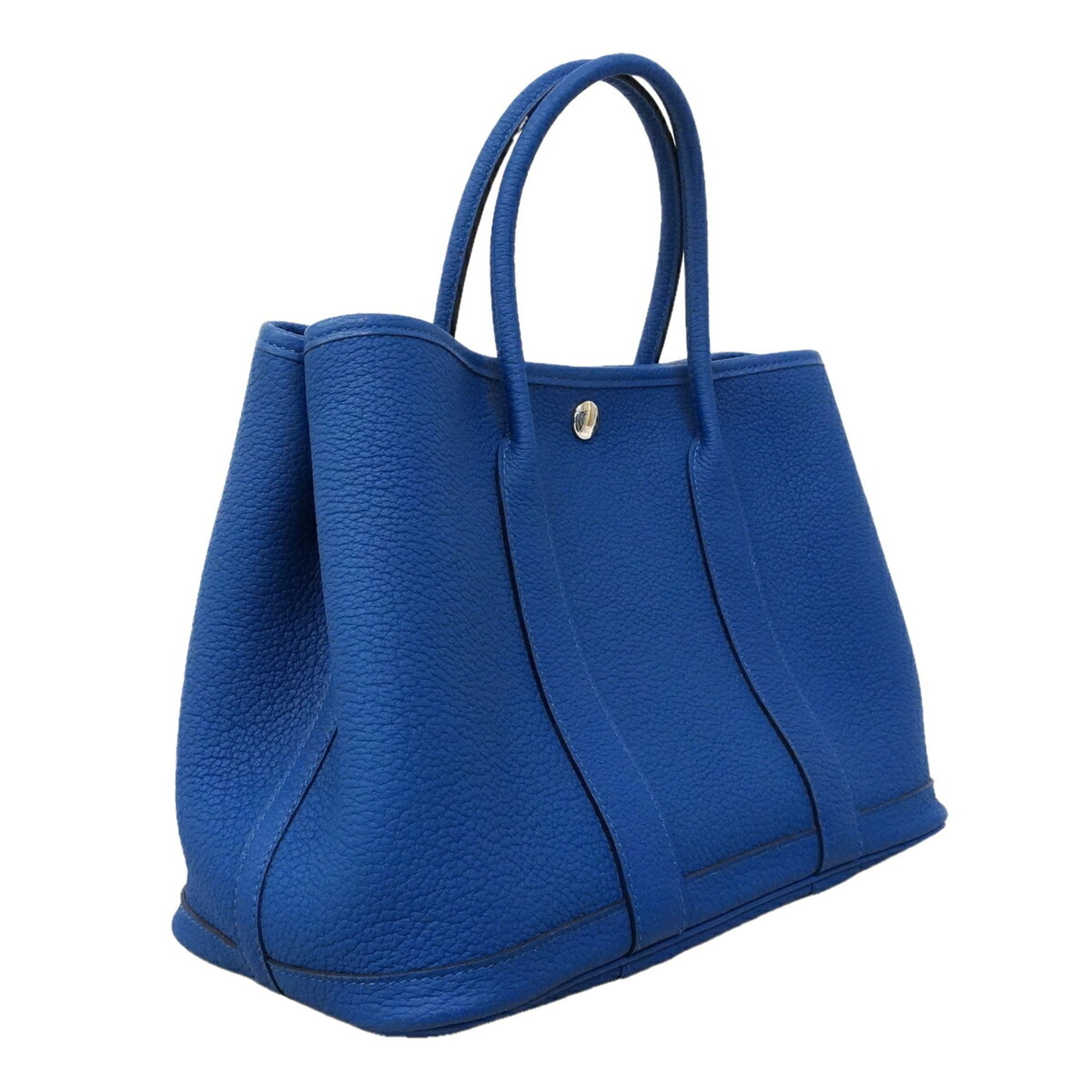 Hermes Blue Negonda Leather Tote Bag (Pre-Owned)