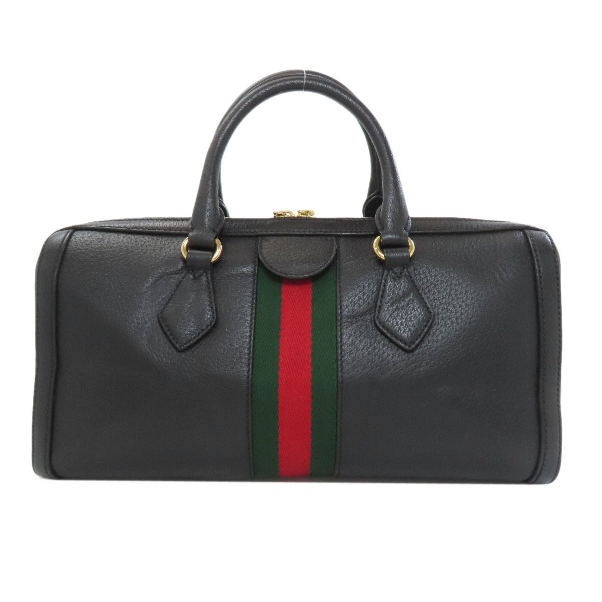 Gucci Black Leather Handbag (Pre-Owned)