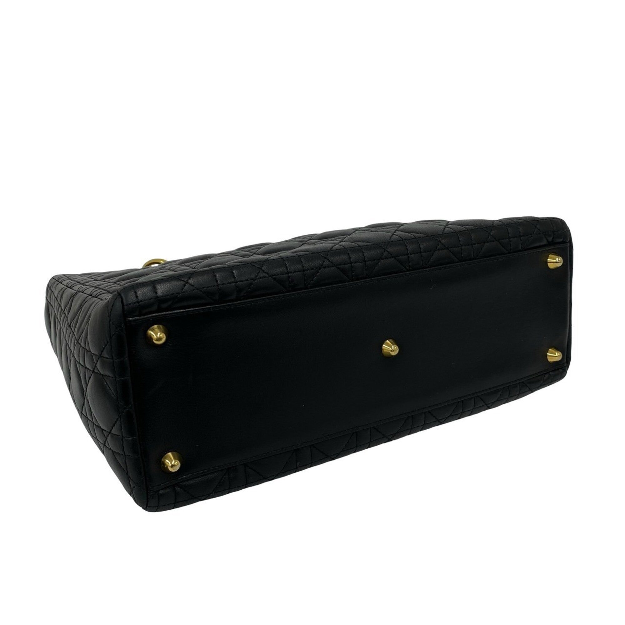 Christian Dior Black Leather Handbag (Pre-Owned)