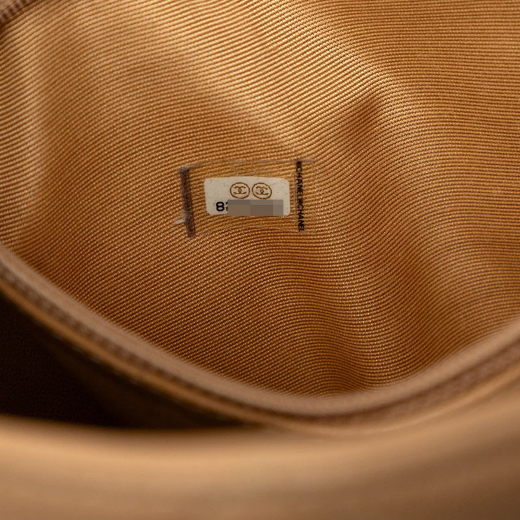 Chanel Matelasse Beige Grained Calfskin Handbag Tote Bag (Pre-Owned)