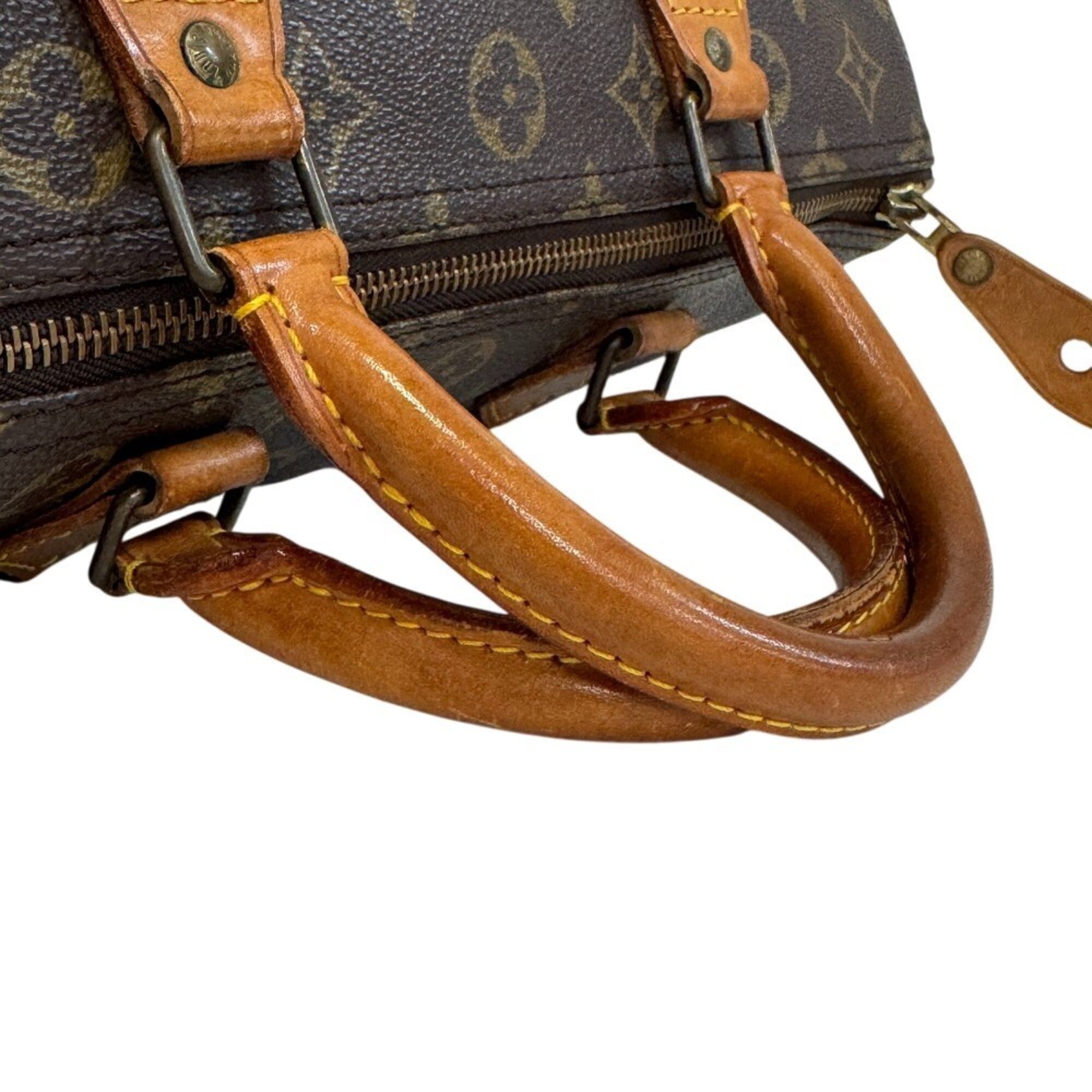 Louis Vuitton Brown Monogram Canvas Boston Bag (Pre-Owned)