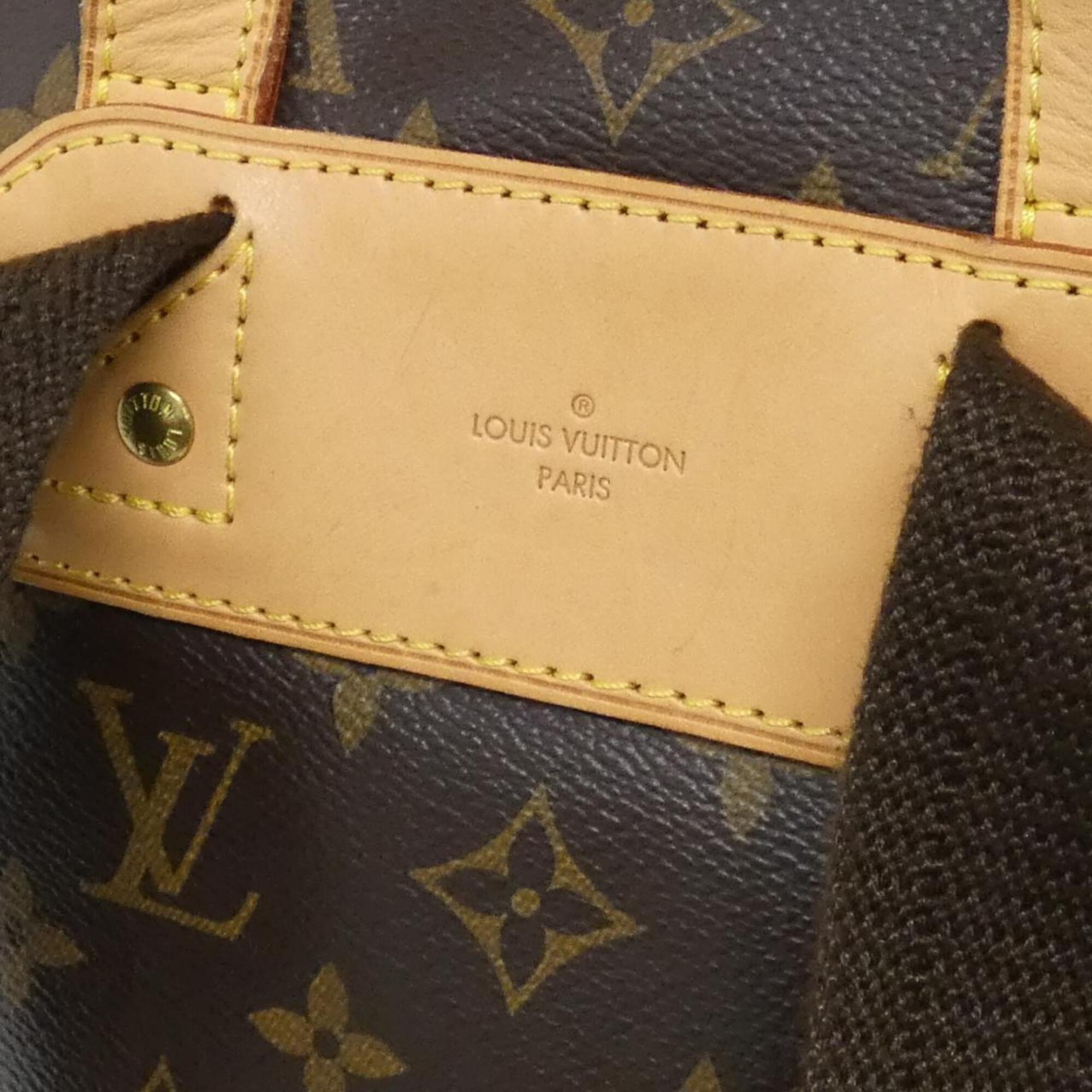 Louis Vuitton Brown Coated Canvas Backpack (Pre-Owned)
