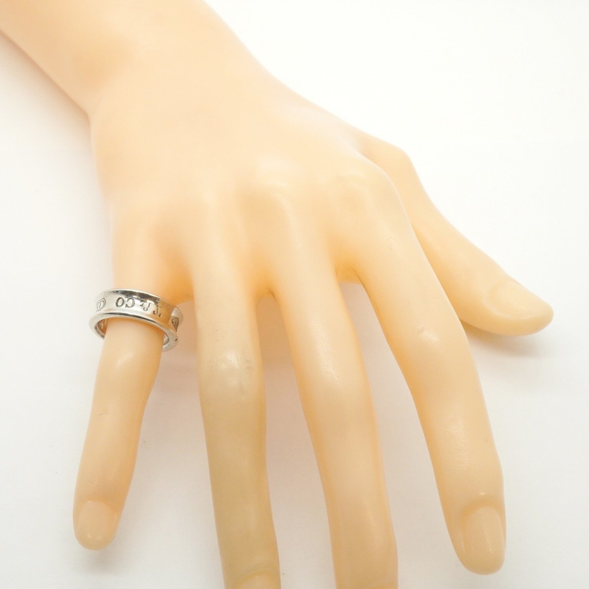 Tiffany Silver 925 Band Ring (Pre-Owned)