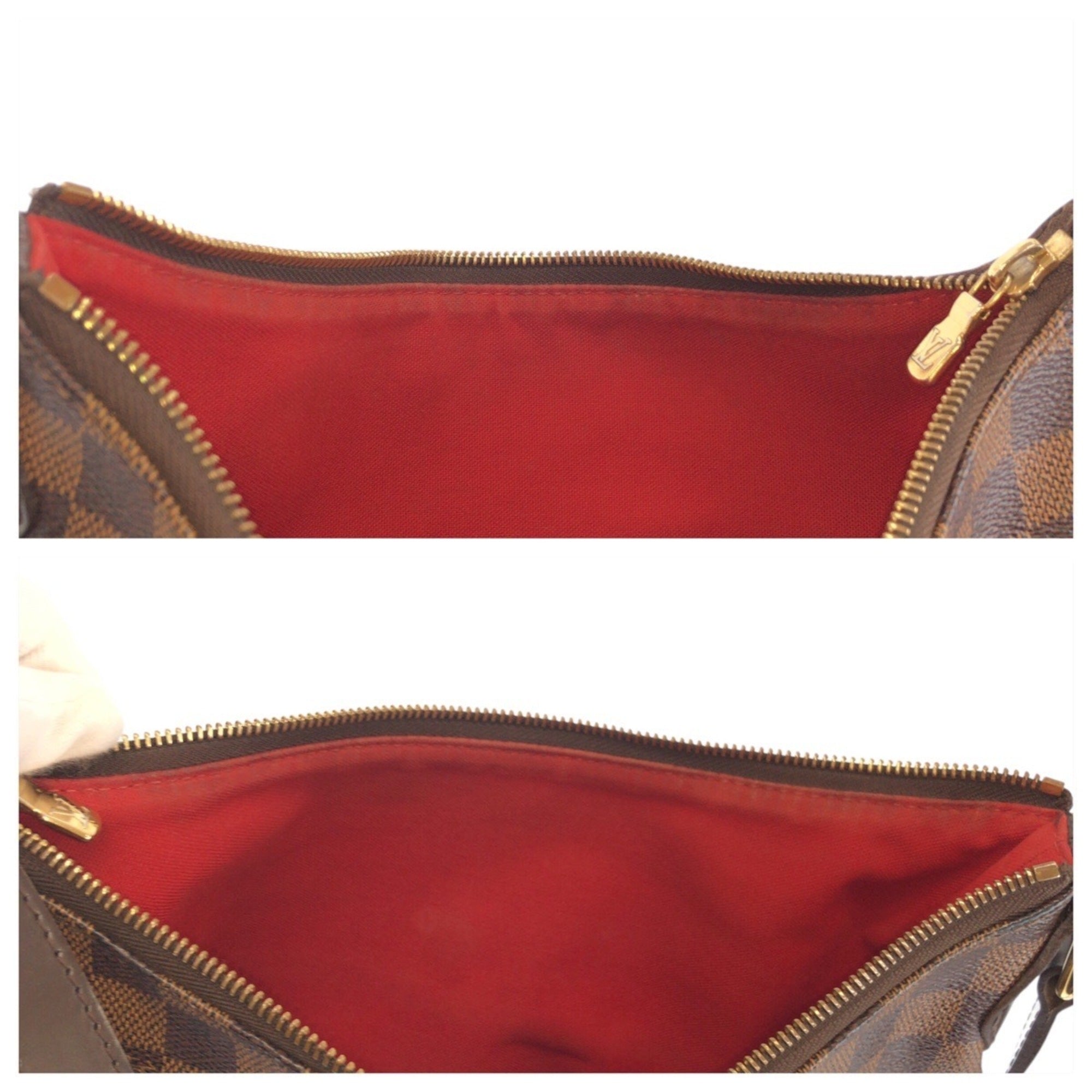 Louis Vuitton Brown Damier Canvas Pvc Leather Messenger Bag Shoulder Bag (Pre-Owned)