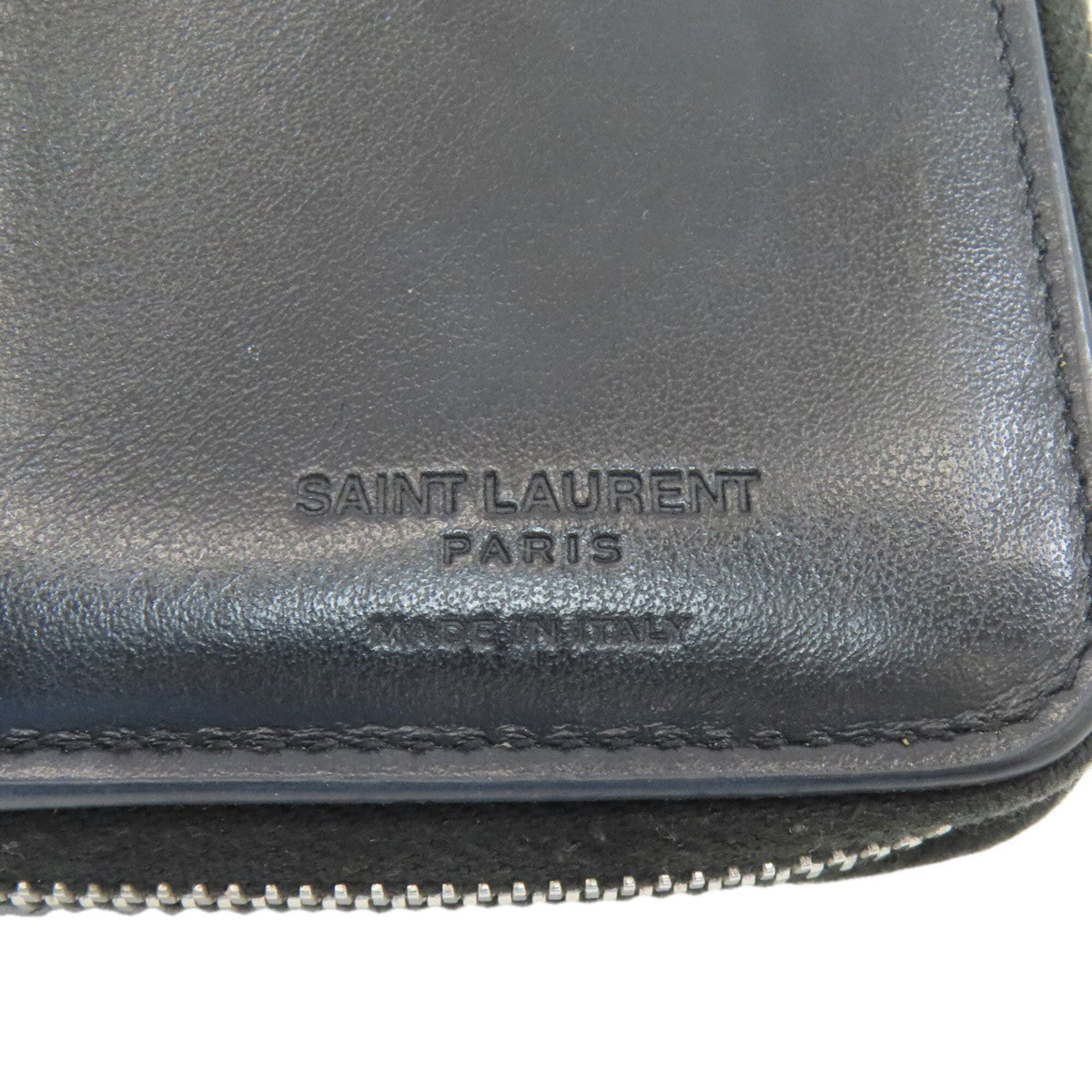 Saint Laurent Black Leather Wallet (Bi-Fold) (Pre-Owned)