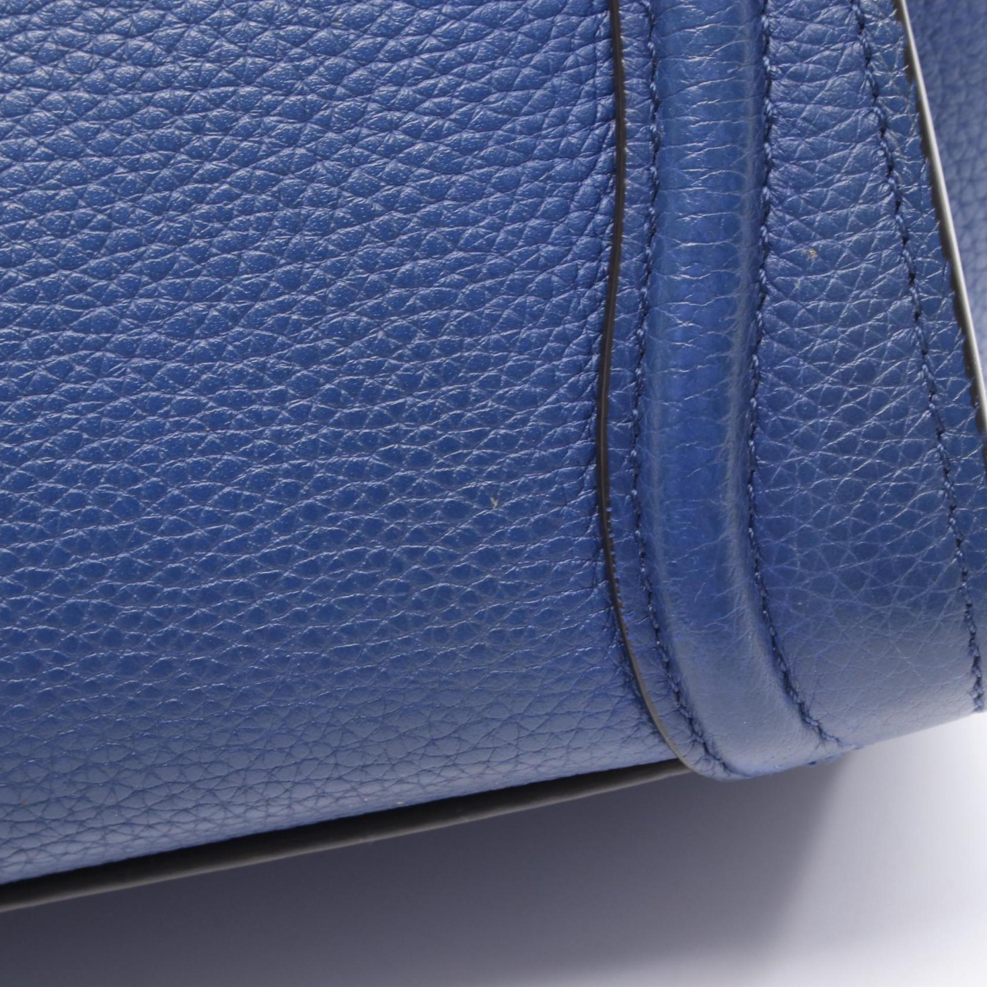 Celine Blue Leather Handbag (Pre-Owned)