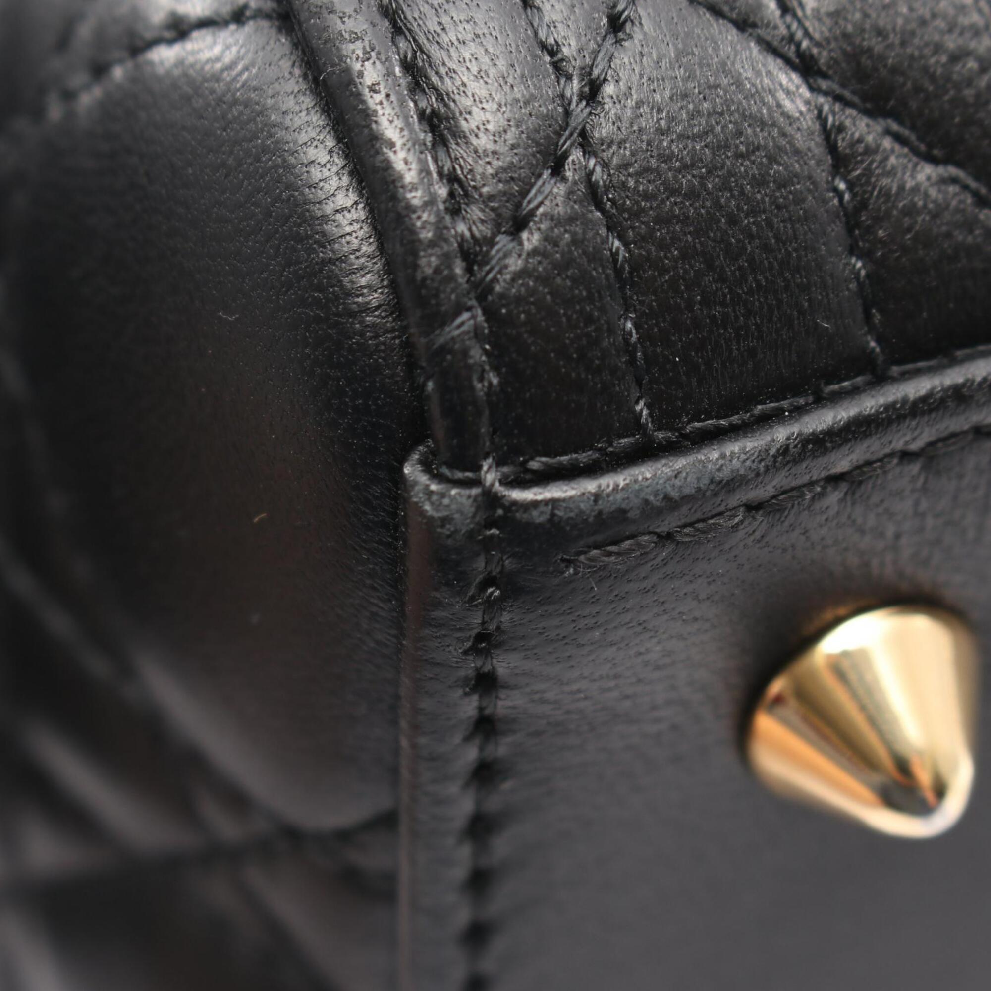 Christian Dior Black Leather Handbag (Pre-Owned)