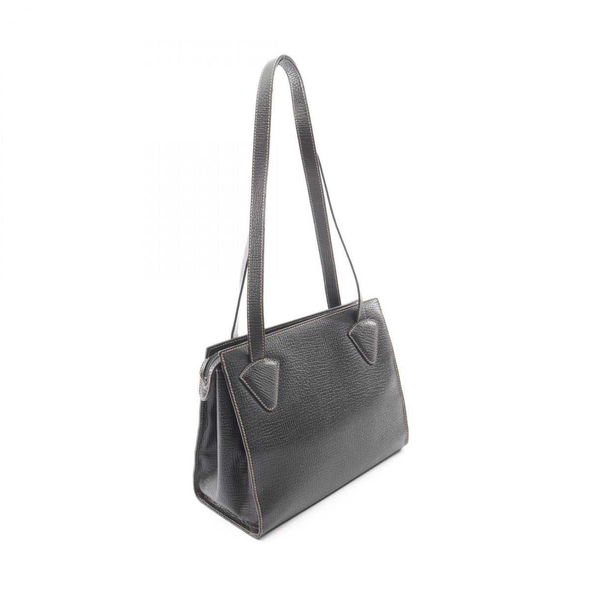Loewe Black Leather Handbag Tote Bag (Pre-Owned)