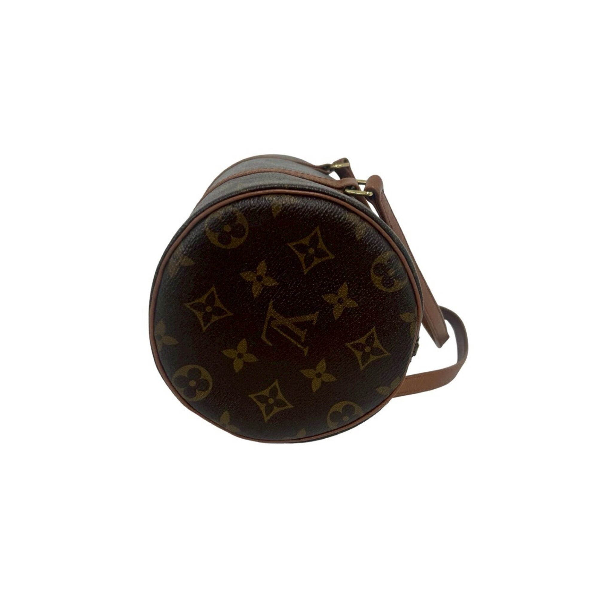 Louis Vuitton Brown Pvc Leather Boston Bag Handbag (Pre-Owned)