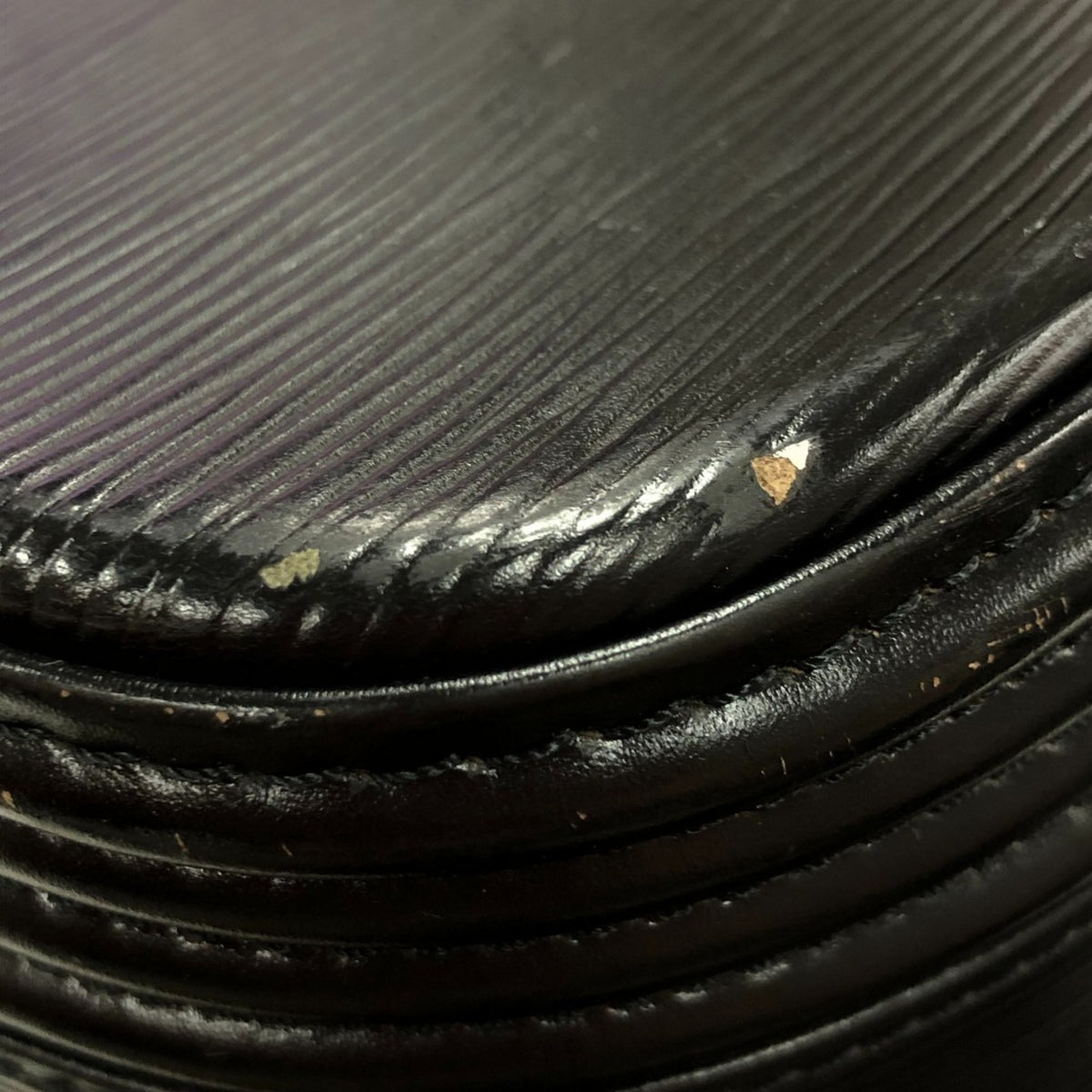 Louis Vuitton Black Epi Leather Shoulder Bag Vanity Bag (Pre-Owned)