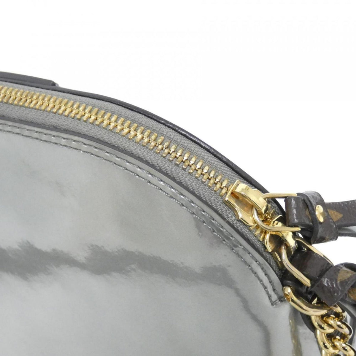Louis Vuitton Monogram Vernis Gris Leather Shoulder Bag (Pre-Owned)