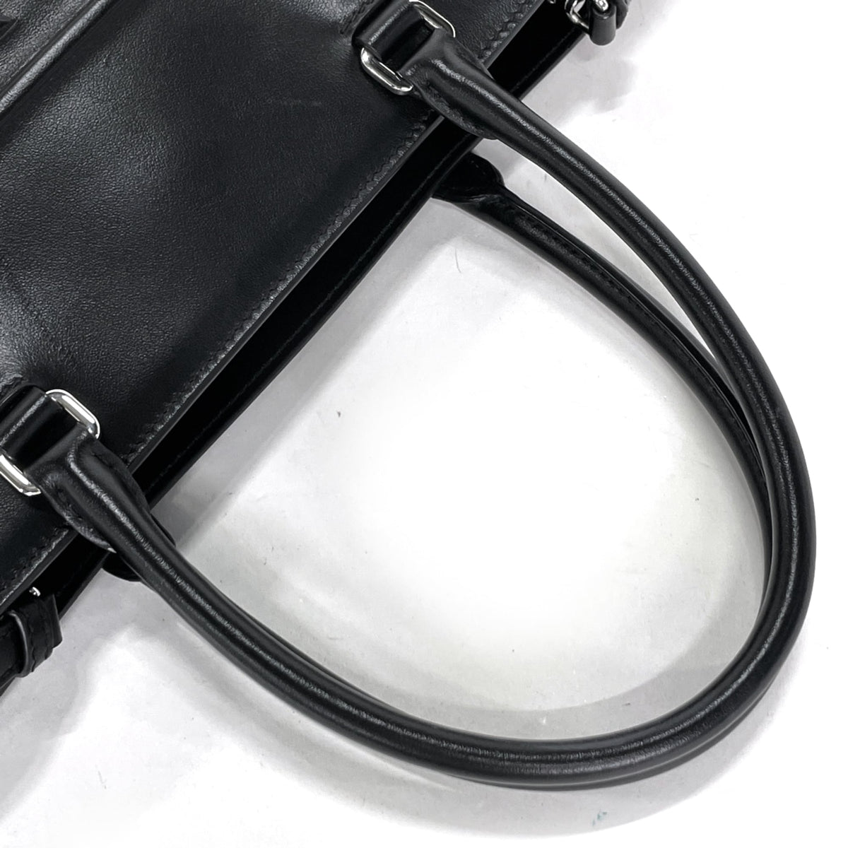 Prada Black Leather Tote Bag (Pre-Owned)