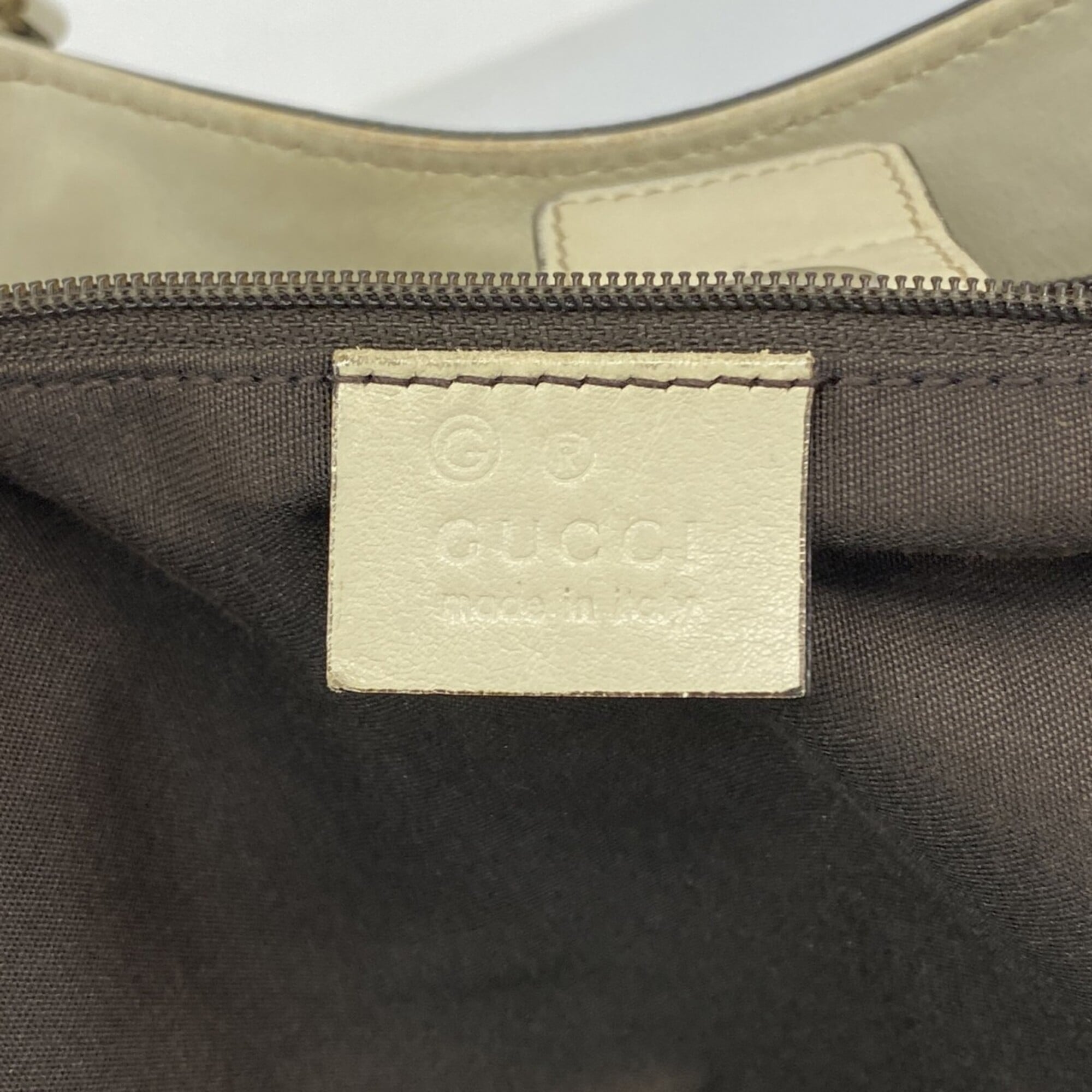 Gucci Beige Canvas Tote Bag (Pre-Owned)