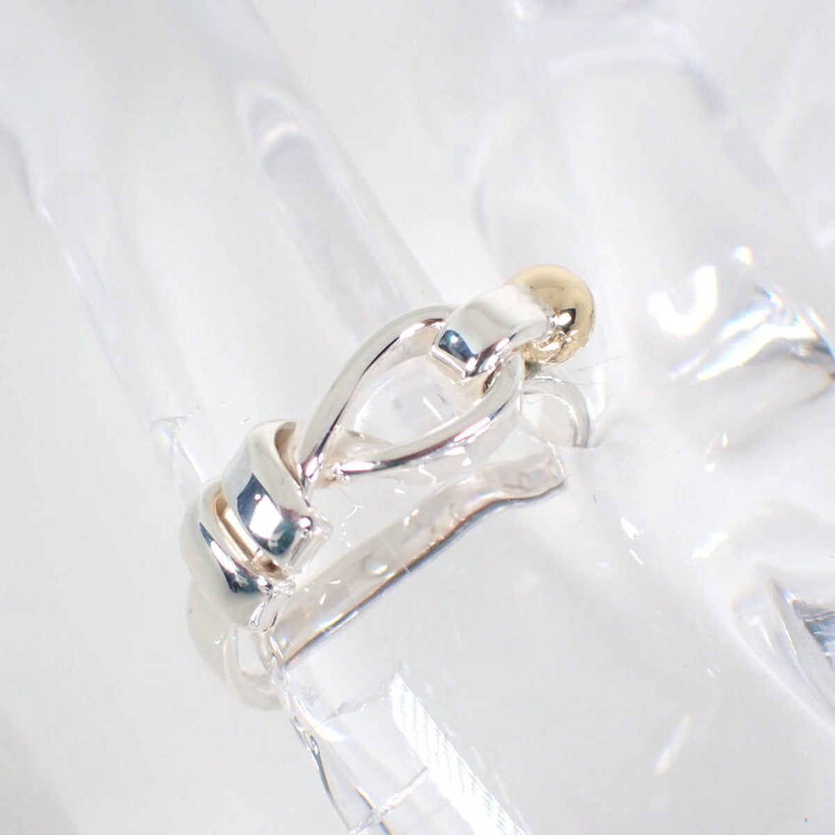 Tiffany Yellow Gold (18K) Sterling Silver 925 Band Ring (Pre-Owned)