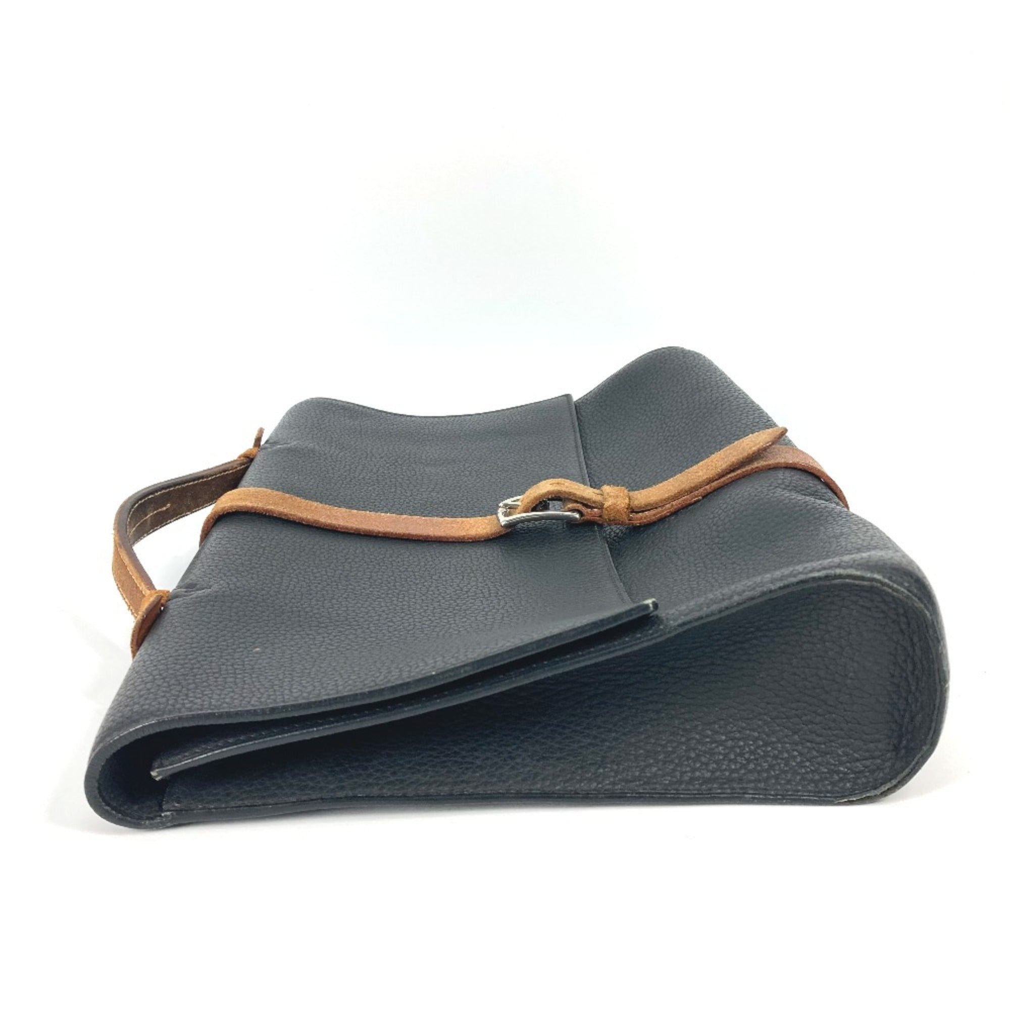 Hermes Black Leather Briefcase (Pre-Owned)