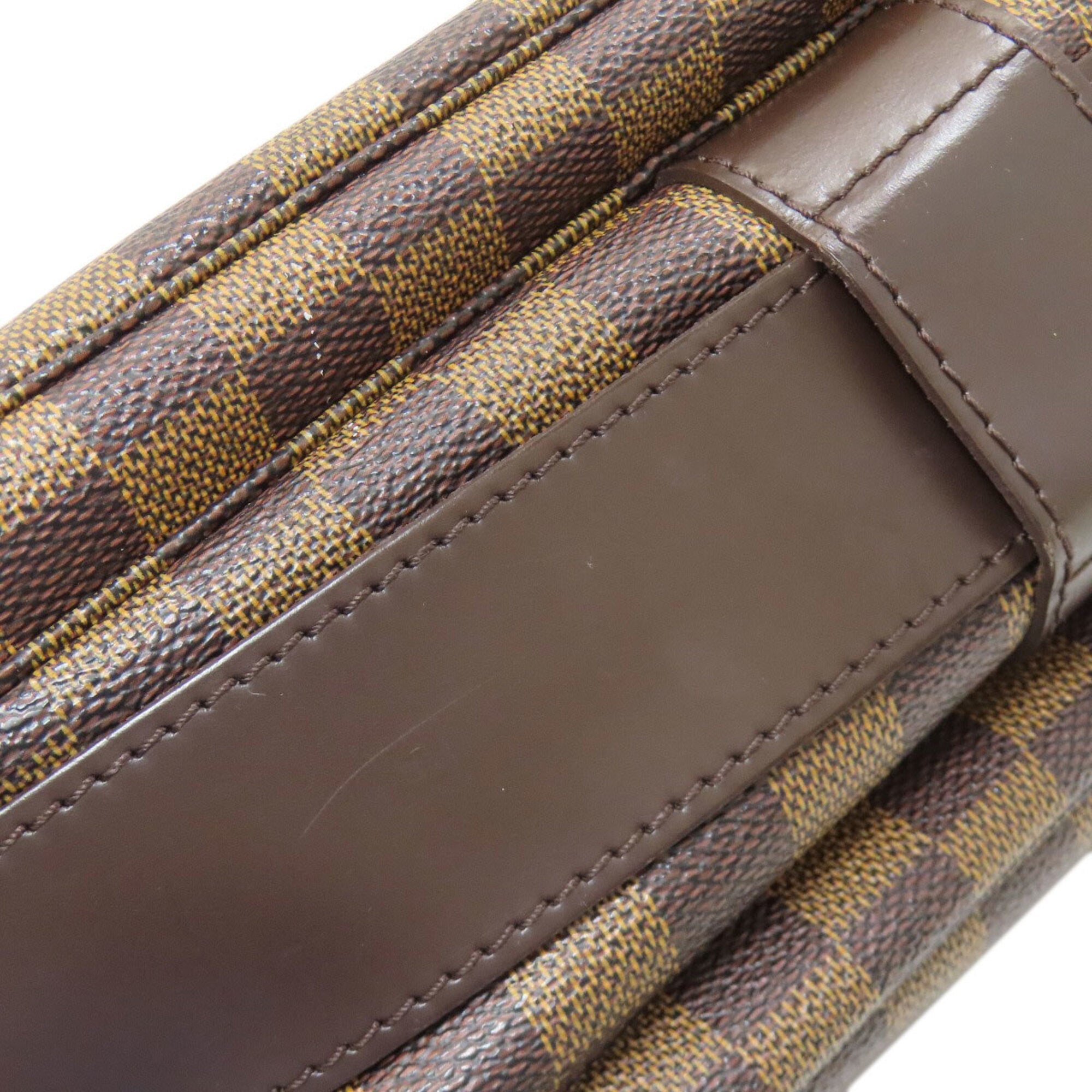 Louis Vuitton Damier Damier Canvas Ebene Damier Canvas Shoulder Bag (Pre-Owned)