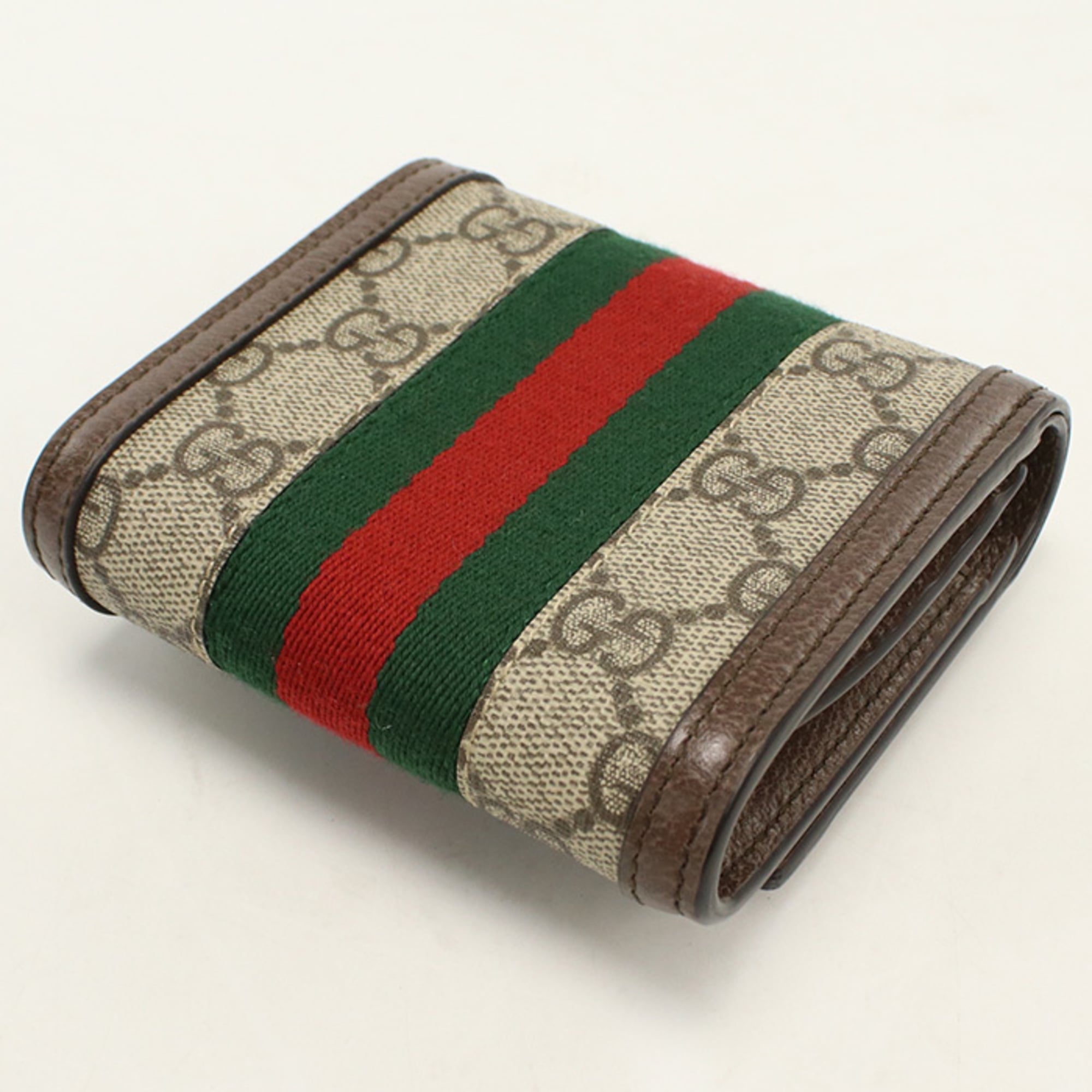 Gucci Beige Gg Supreme Leather Wallet (Bi-Fold) (Pre-Owned)