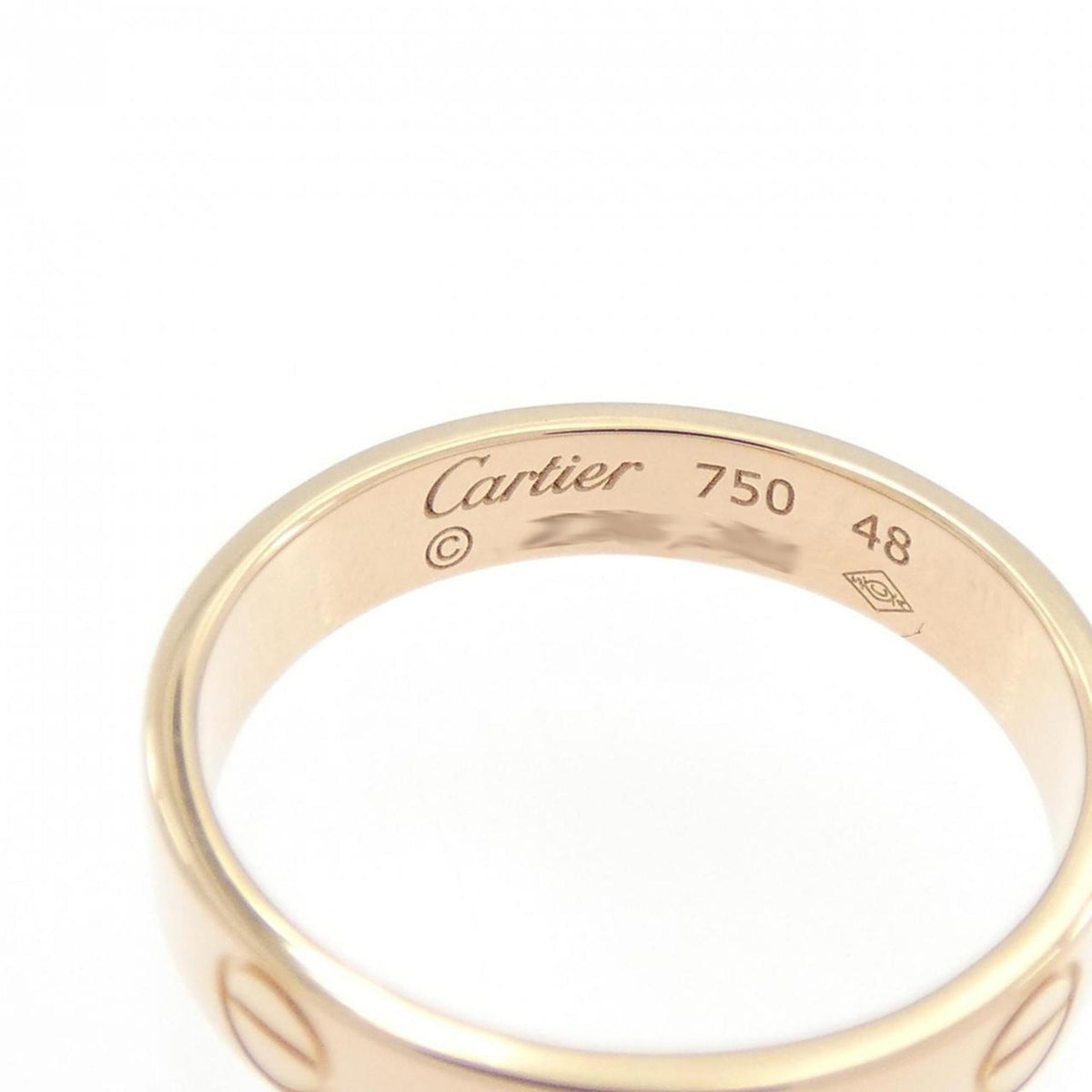 Cartier Pink Gold Band Ring (Pre-Owned)