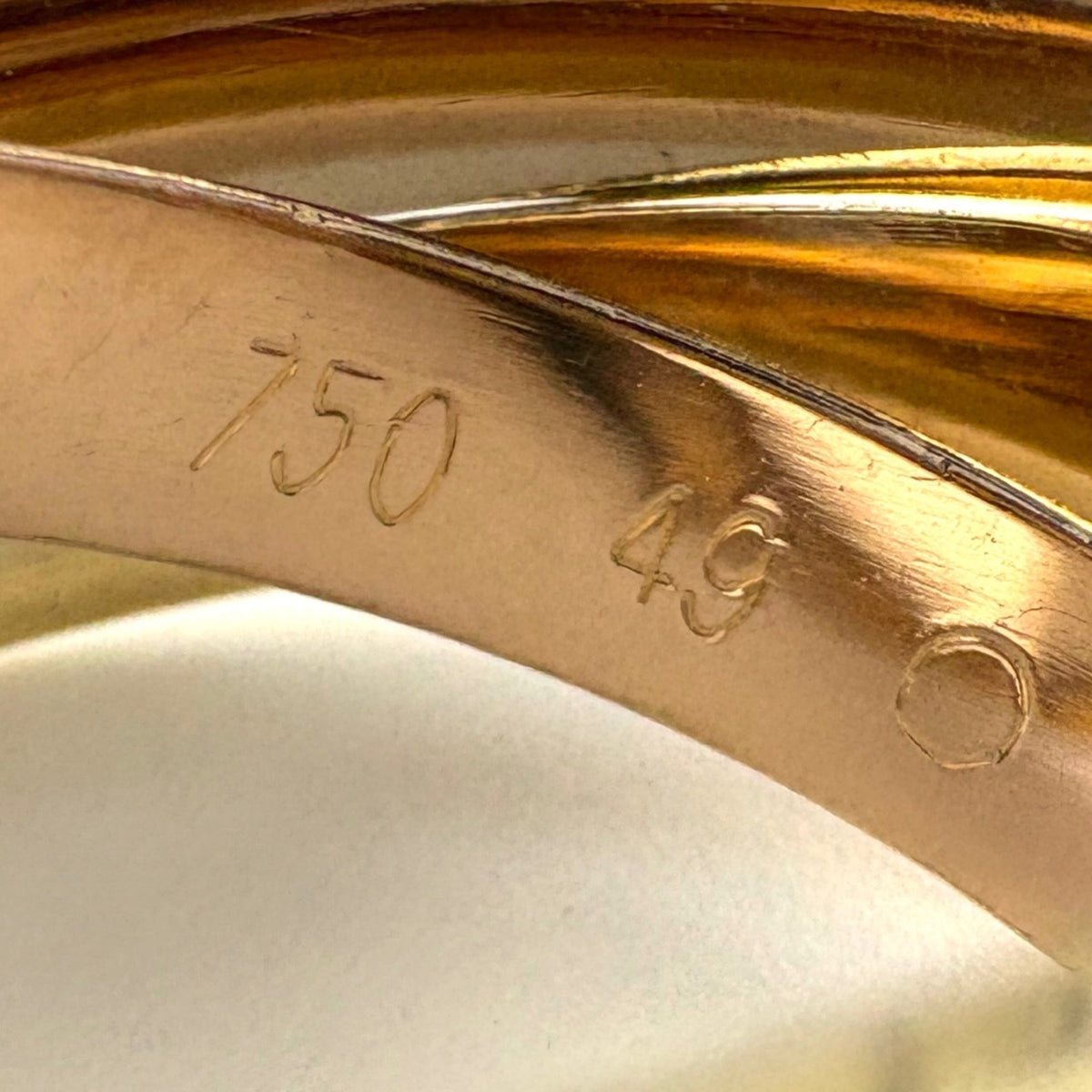 Cartier Yellow Gold (18K) Pink Gold (18K) White Gold (18K) Band Ring (Pre-Owned)