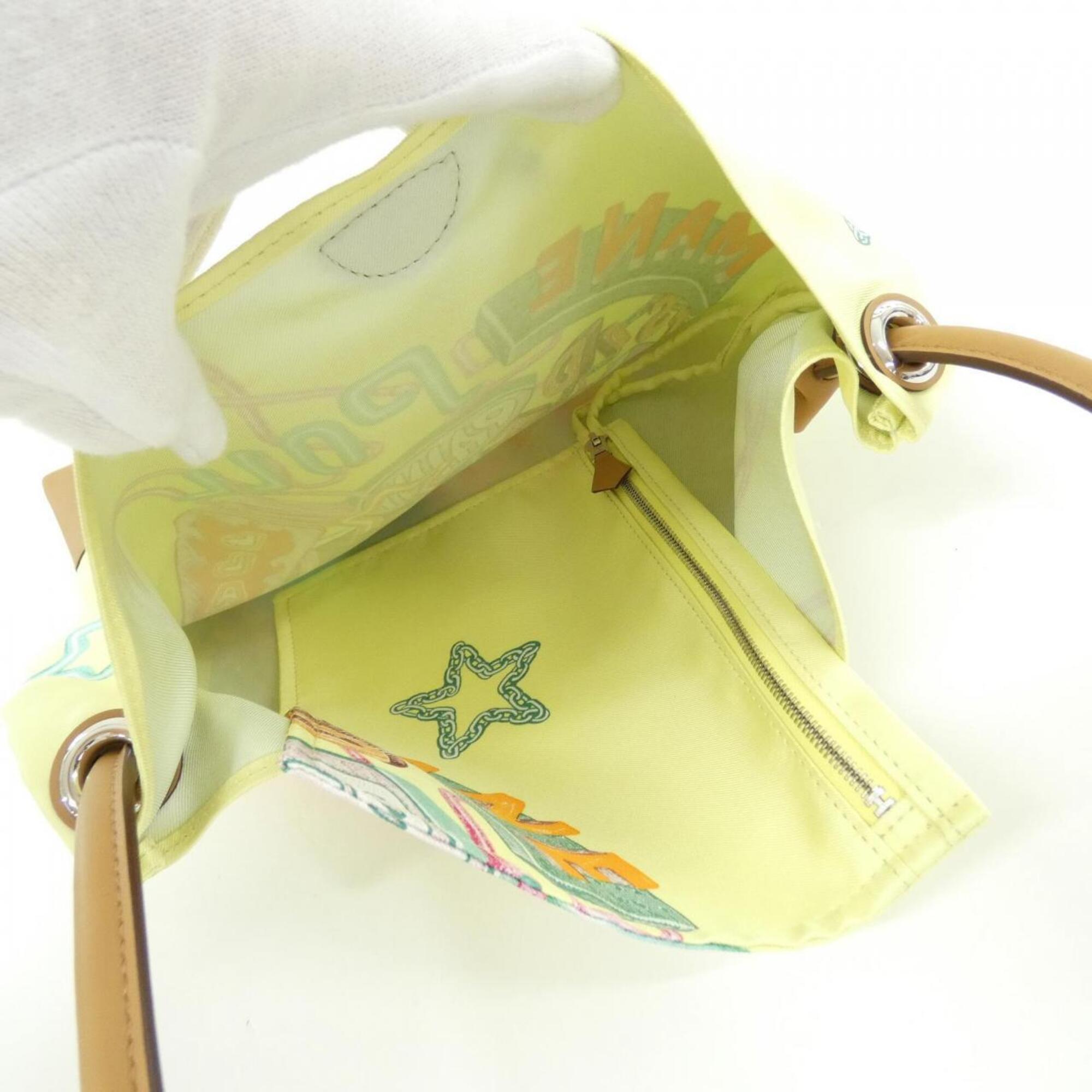 Hermes Yellow Silk Swift Leather Shoulder Bag (Pre-Owned)