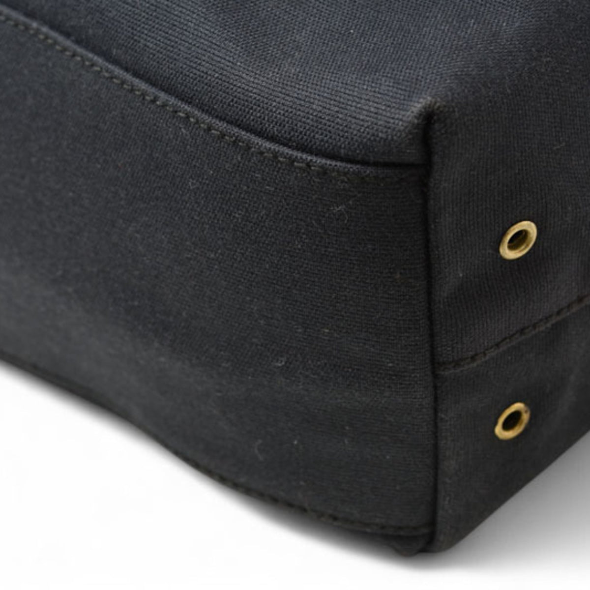 Gucci Black Cotton Canvas Shoulder Bag Sling Bag (Pre-Owned)