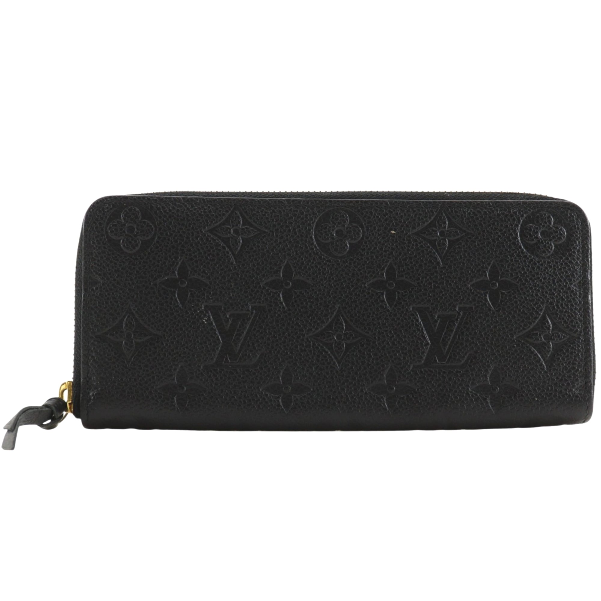 Louis Vuitton Monogram Empreinte Black Noir Monogram Empreinte Long Wallet (Bi-Fold) (Pre-Owned)