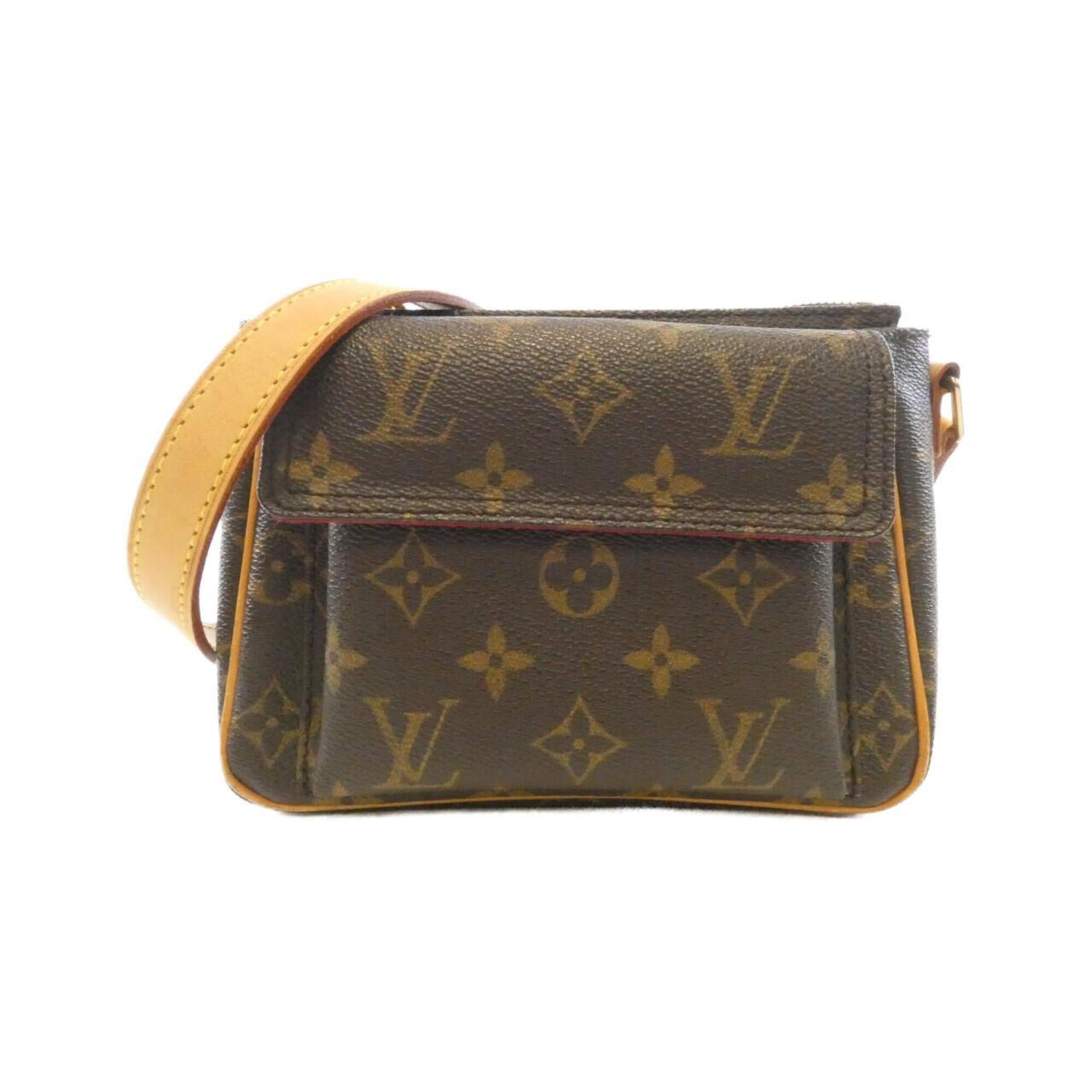 Louis Vuitton Brown Coated Canvas Shoulder Bag (Pre-Owned)