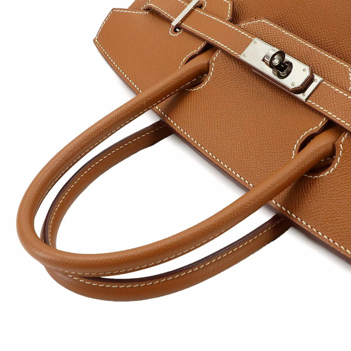 Hermes Gold Epsom Leather Handbag (Pre-Owned)