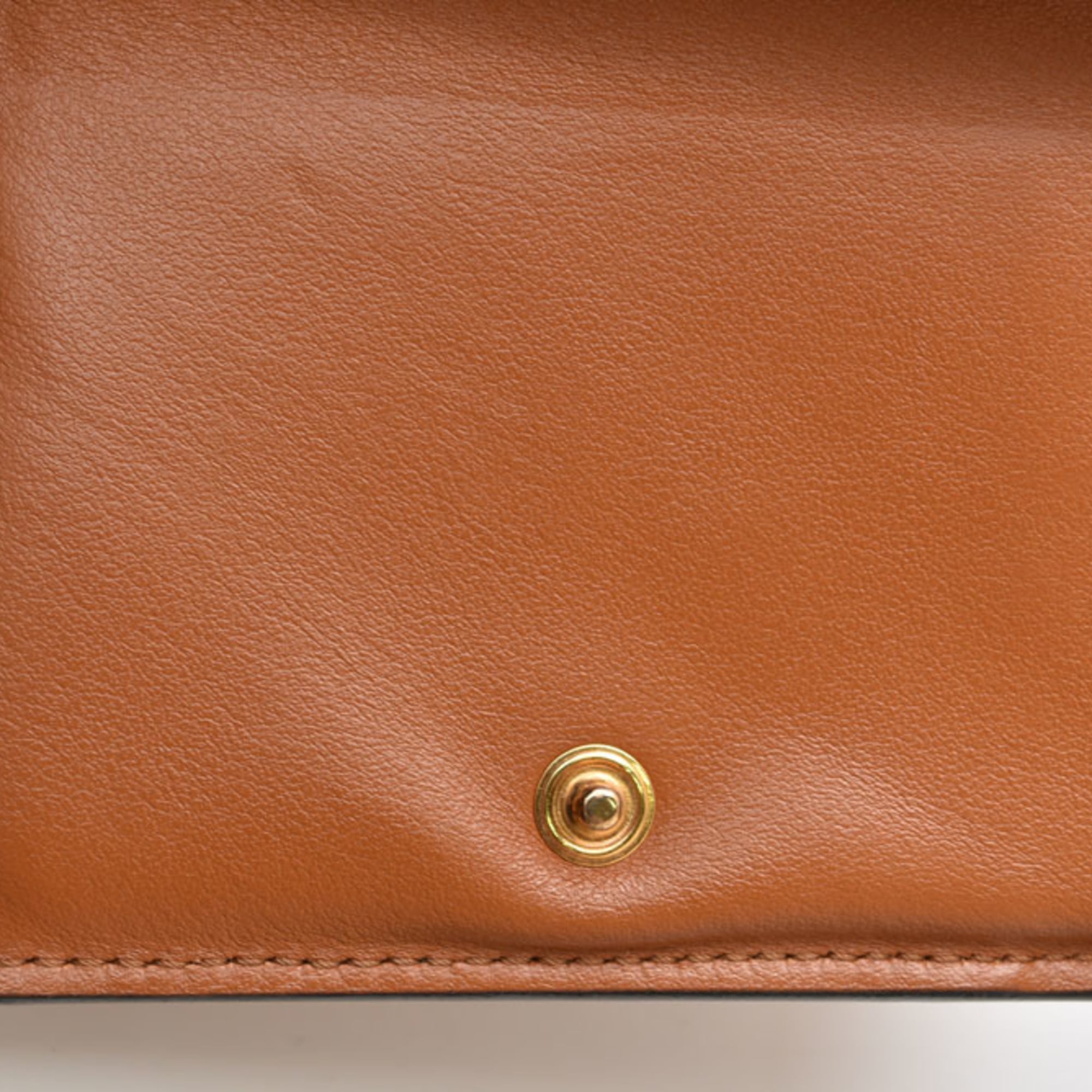 Fendi Brown Leather Wallet (Tri-Fold) (Pre-Owned)