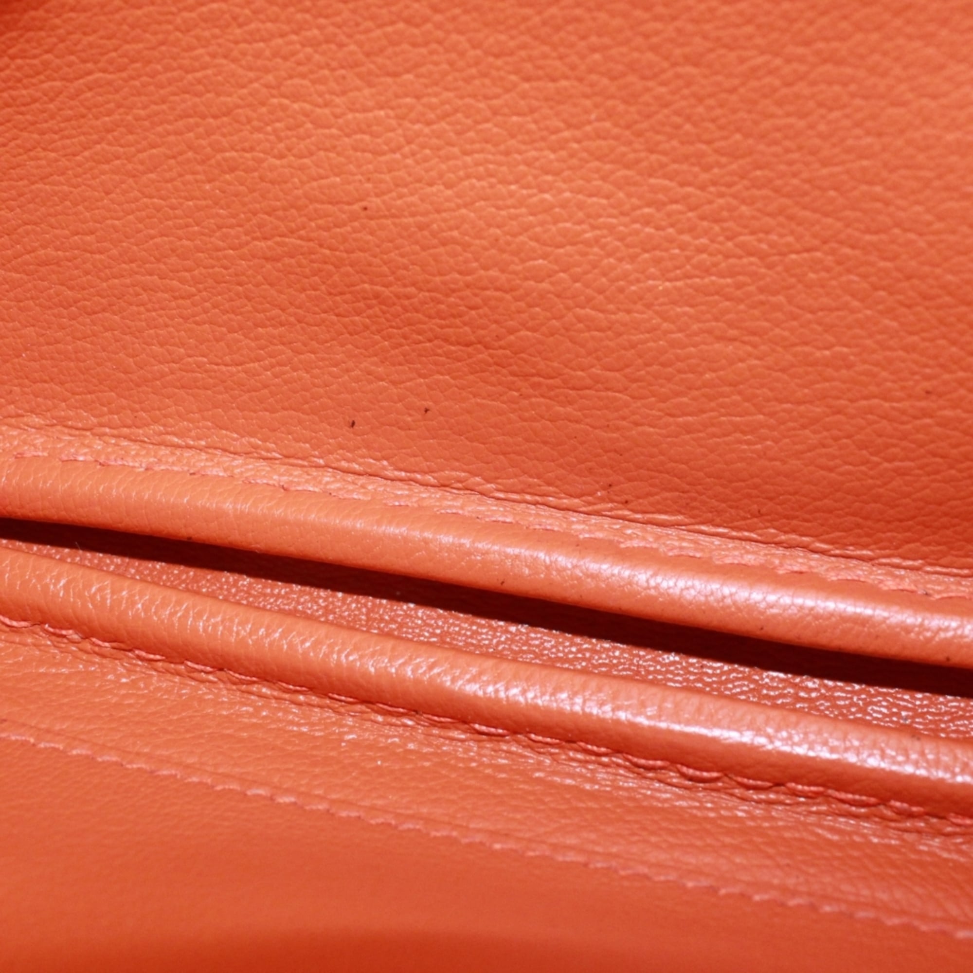 Hermes Orange Epsom Leather Pouch Shoulder Bag (Pre-Owned)