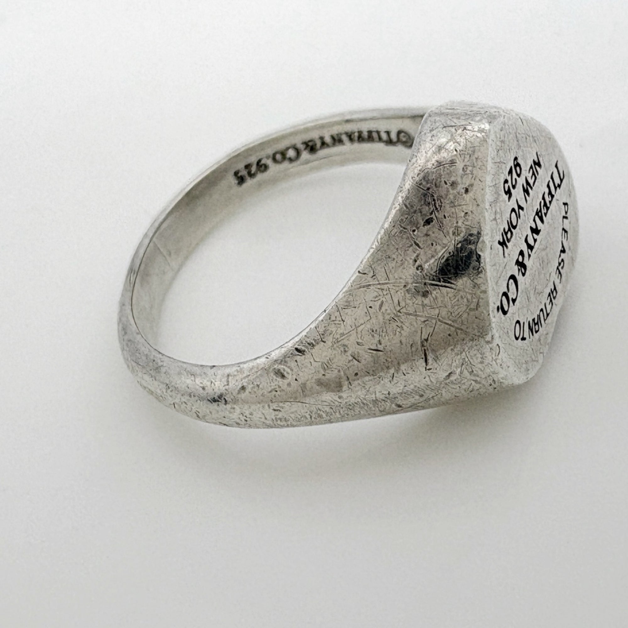 Tiffany Silver 925 Band Ring (Pre-Owned)