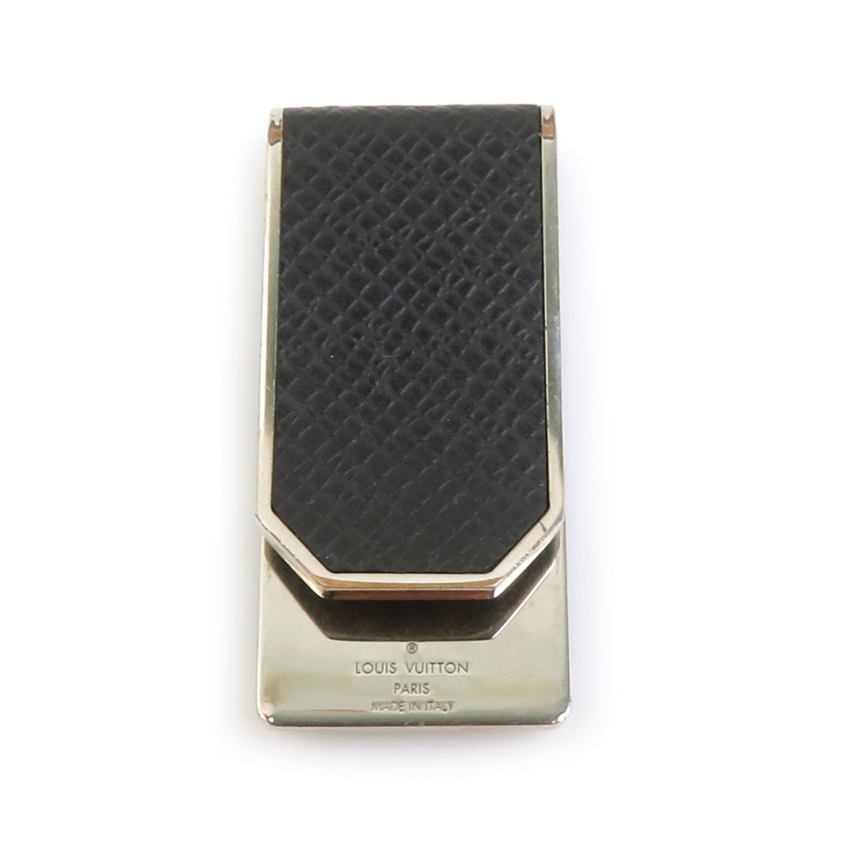Louis Vuitton Silver Black Metal Money Clip (Pre-Owned)