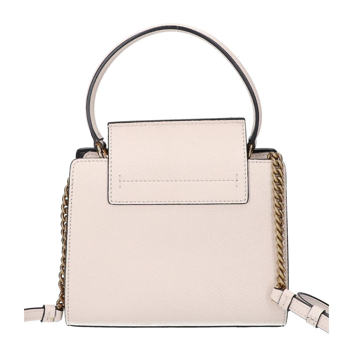 Salvatore Ferragamo Ivory Leather Handbag Shoulder Bag (Pre-Owned)