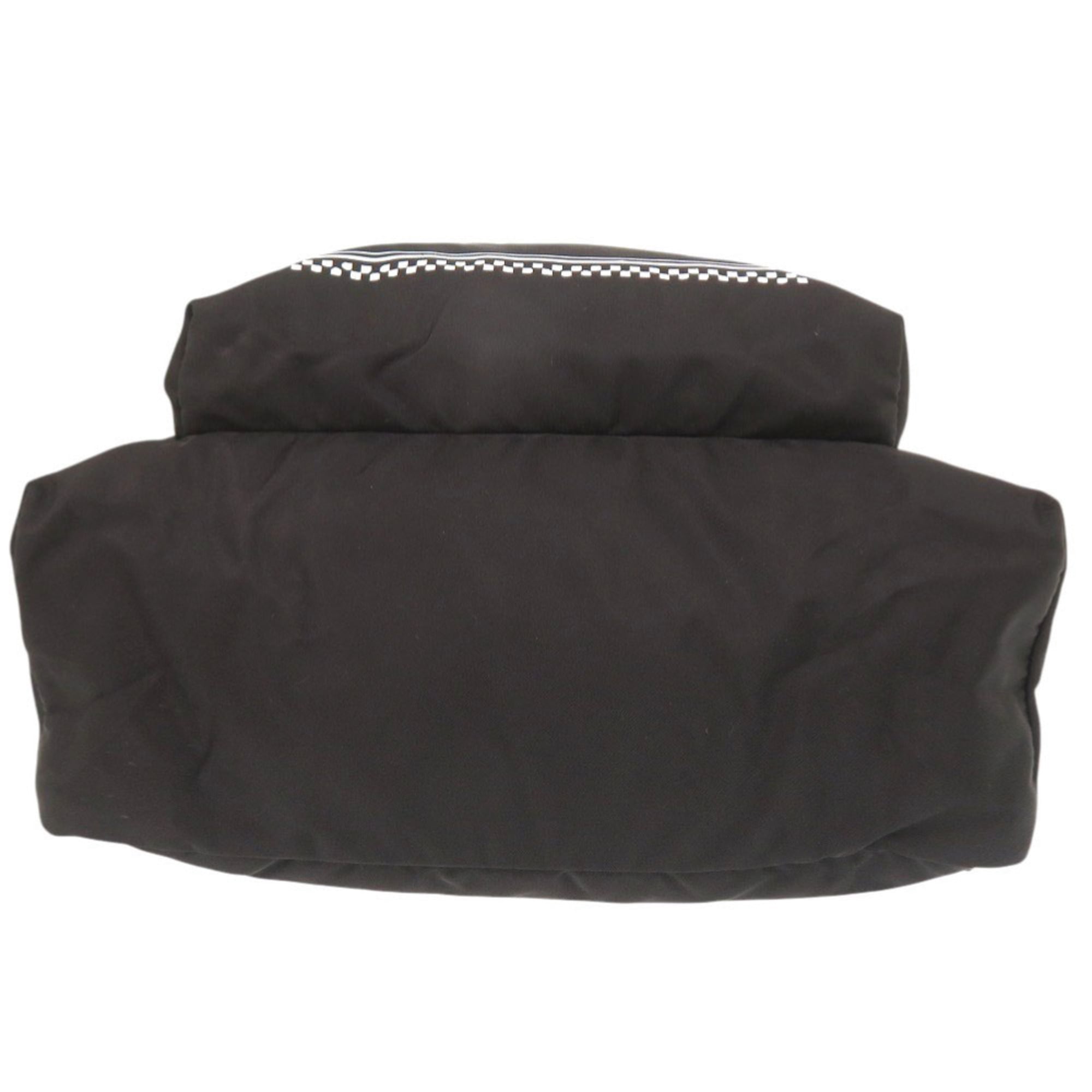 Versace Black Nylon Backpack (Pre-Owned)