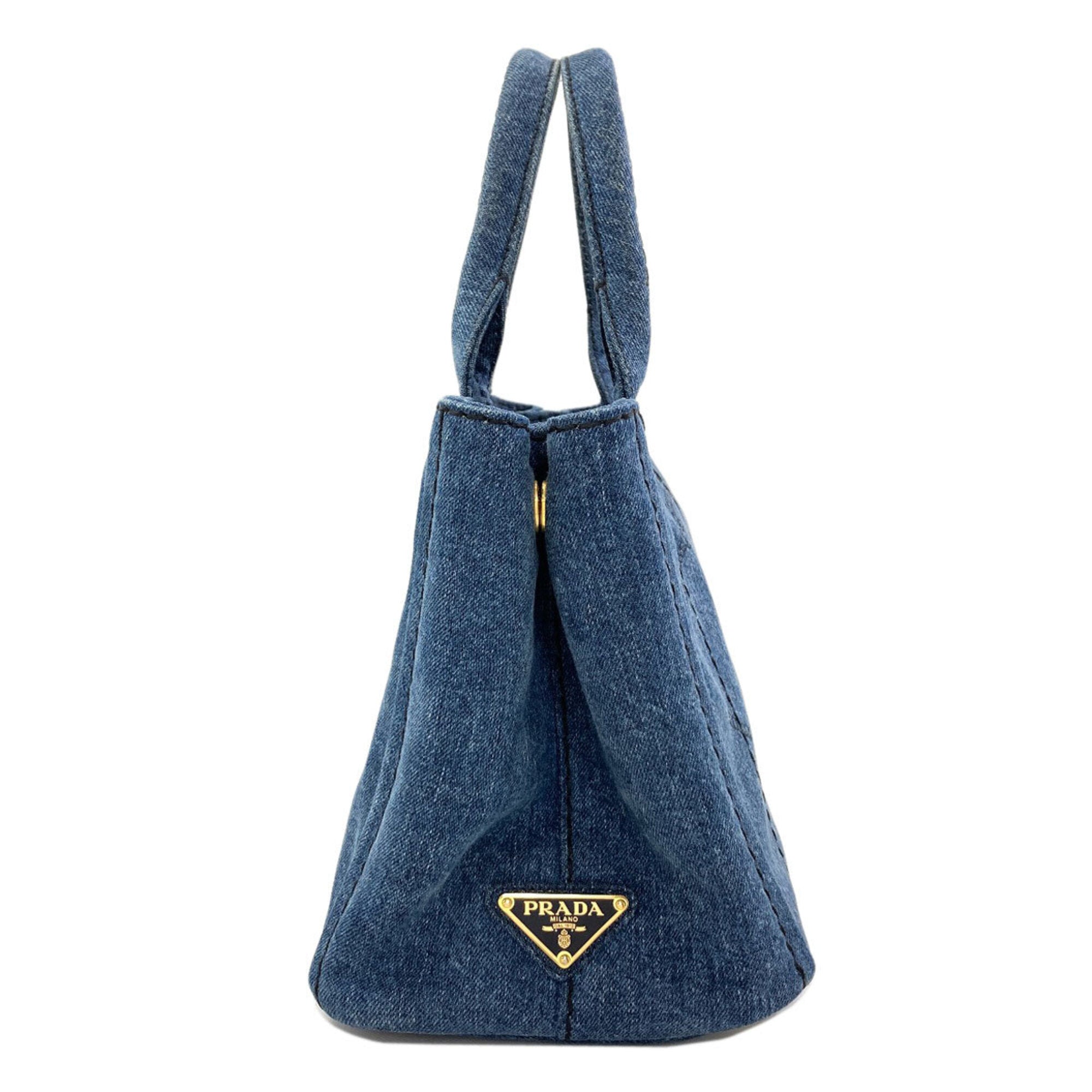 Prada Blue Denim Handbag (Pre-Owned)